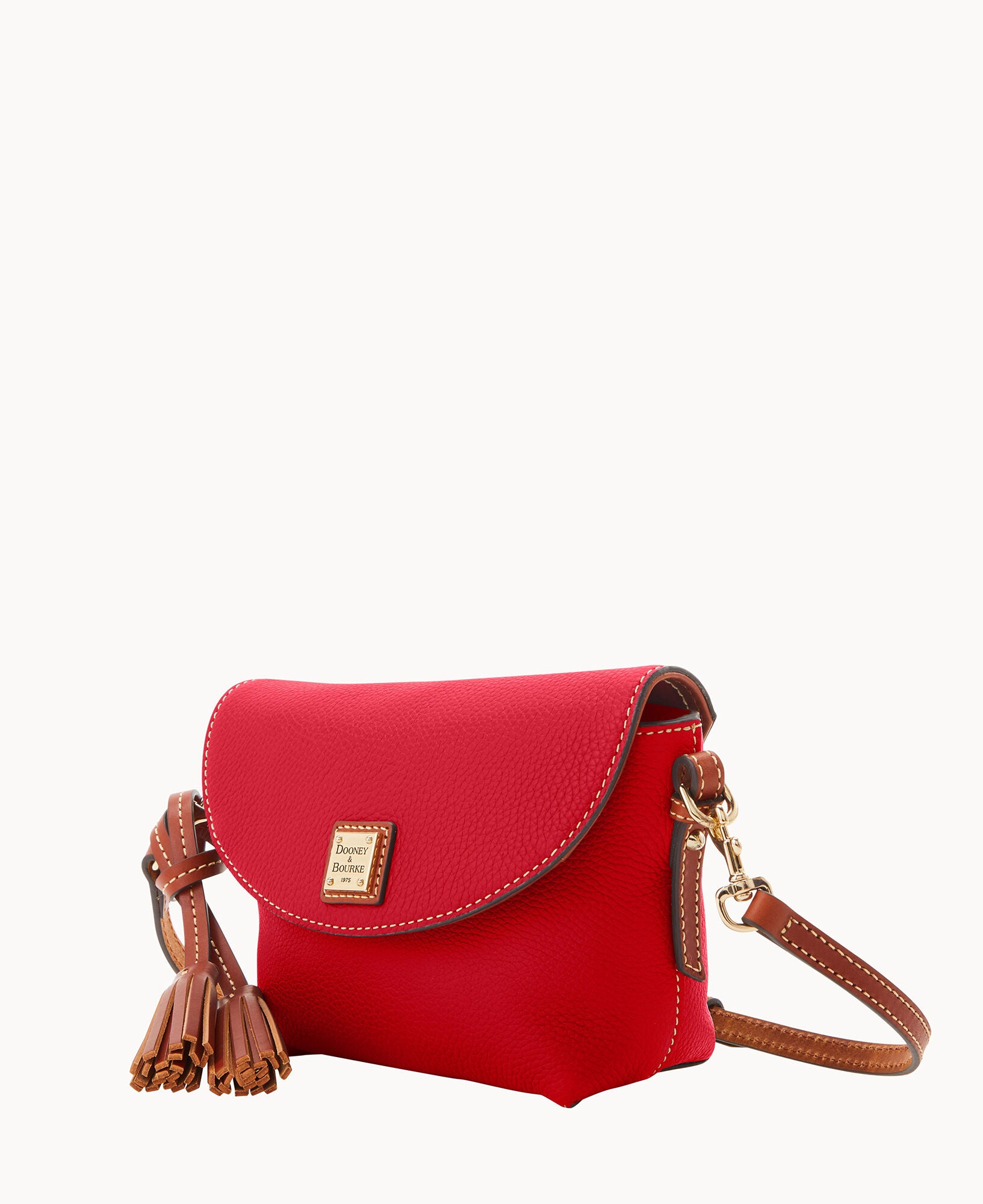Pebble Grain Crossbody Saddle Bag - Image 26