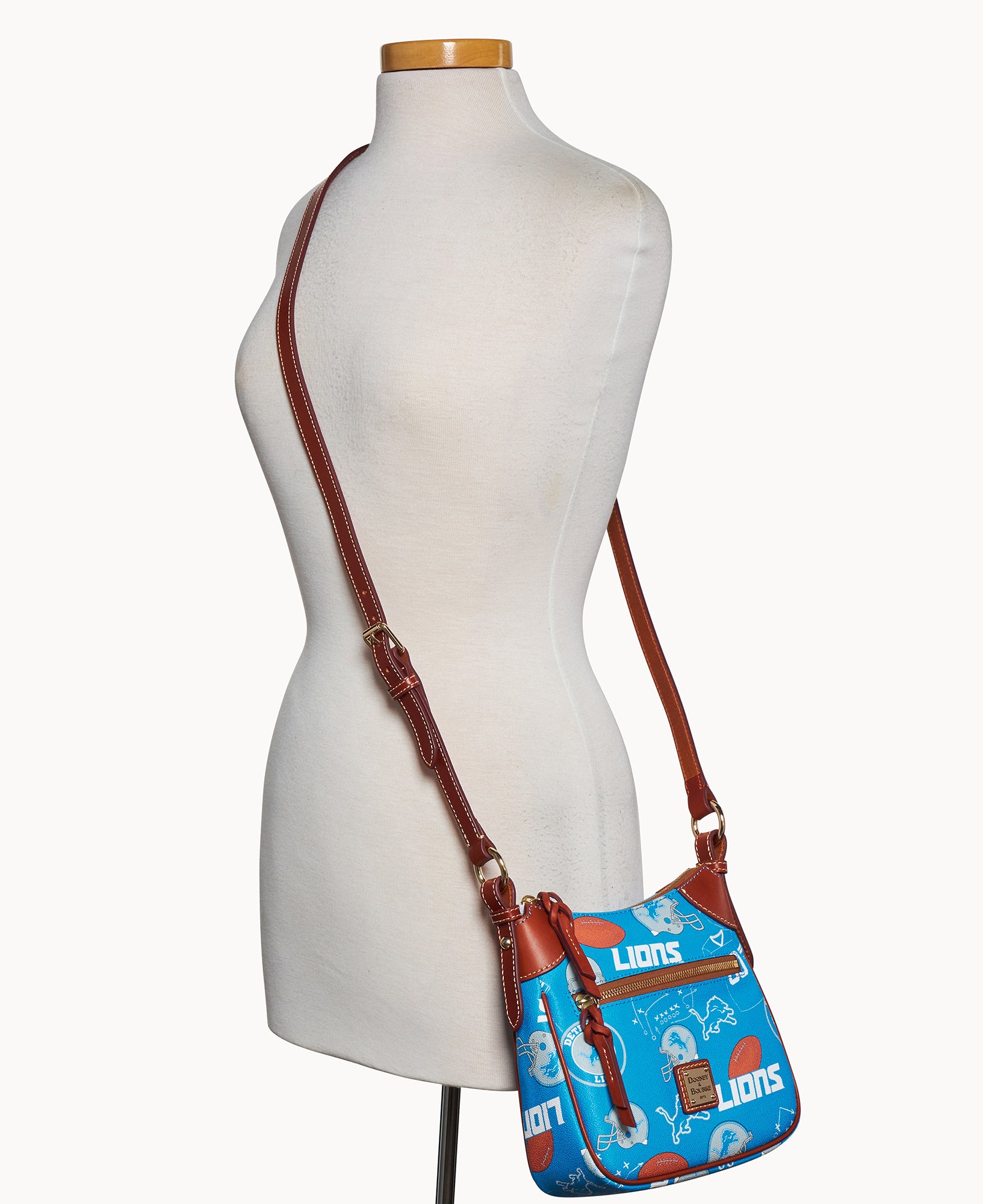 NFL Lions Front Zip Crossbody - Image 4