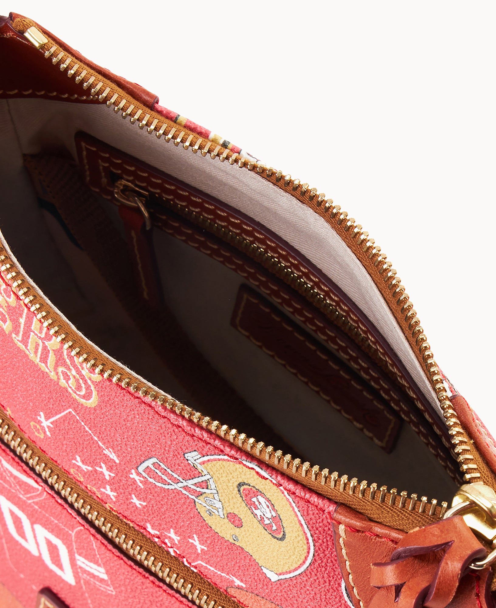NFL 49ERS Front Zip Crossbody - Image 3