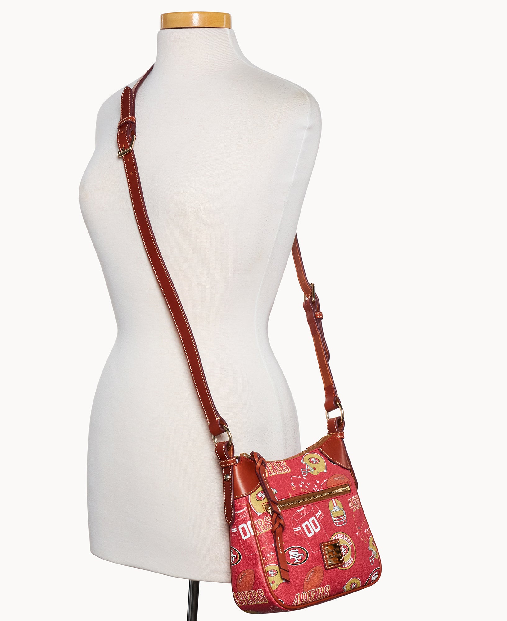 NFL 49ERS Front Zip Crossbody - Image 4