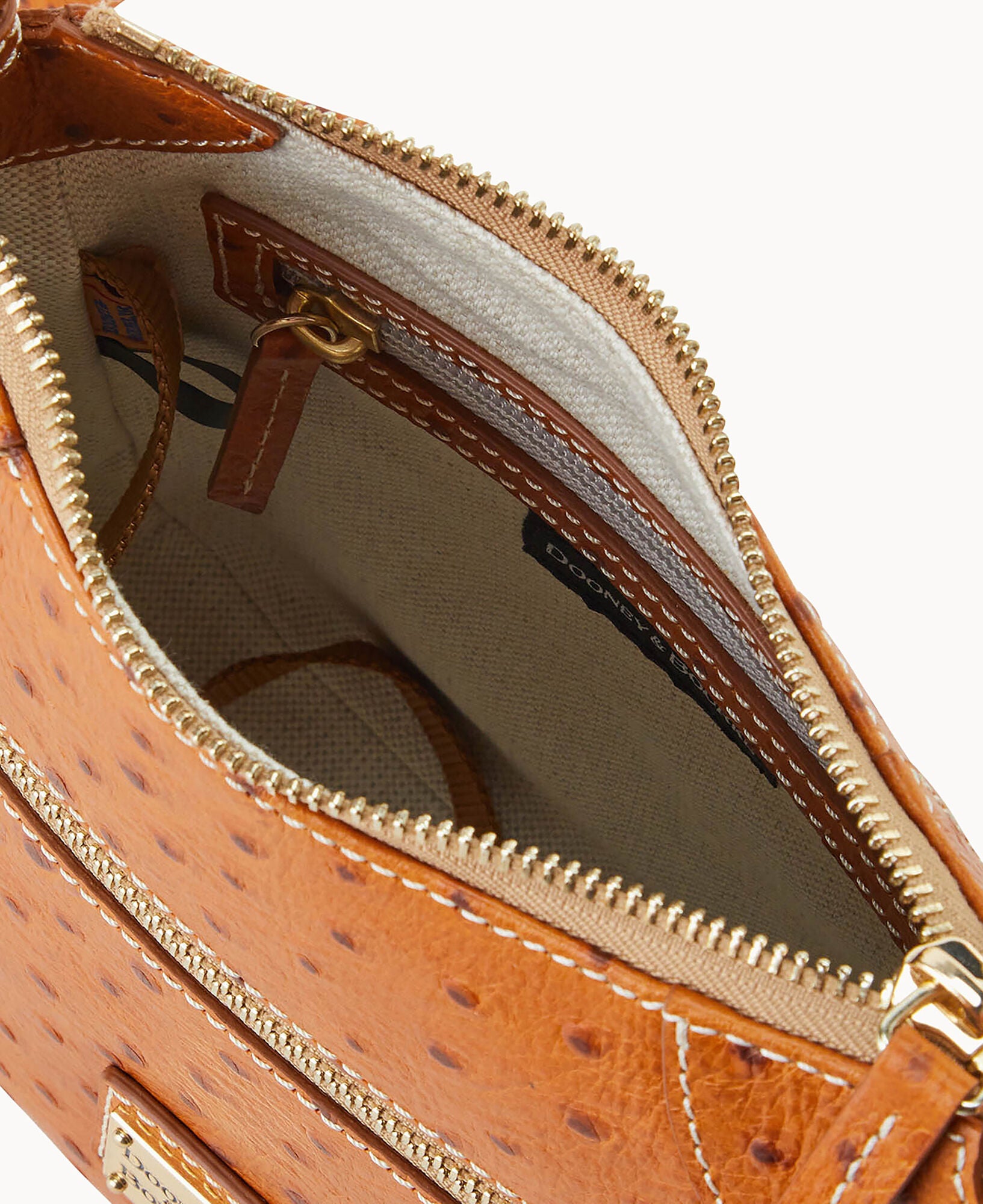 Ostrich Front Zip Crossbody - Image 27