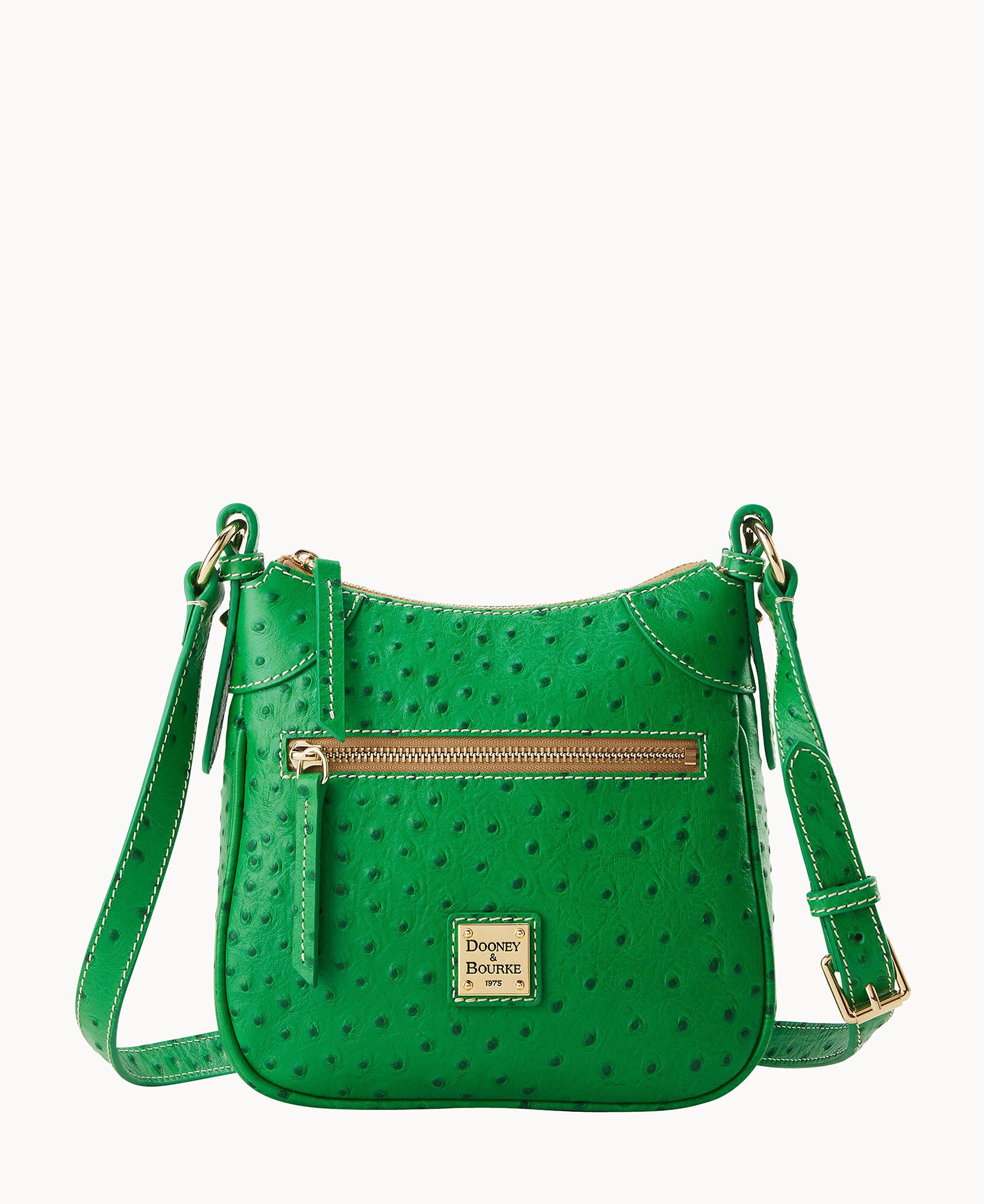 Ostrich Front Zip Crossbody - Image 21
