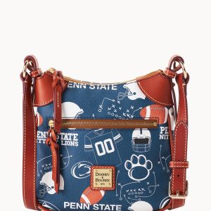 Collegiate Penn State University Front Zip Crossbody