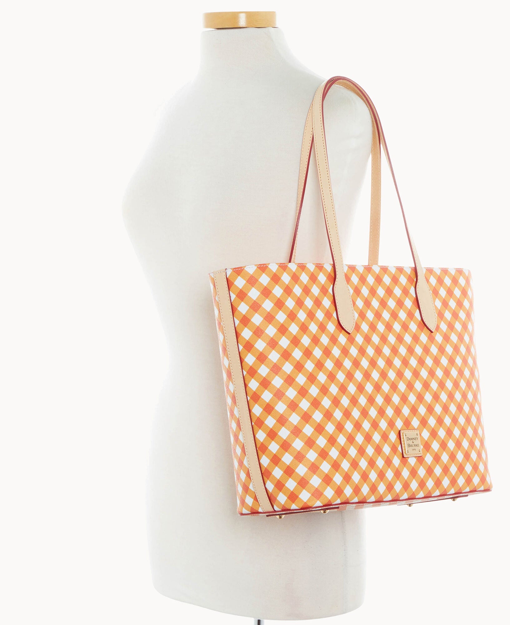 Gingham II Large Tote - Image 5