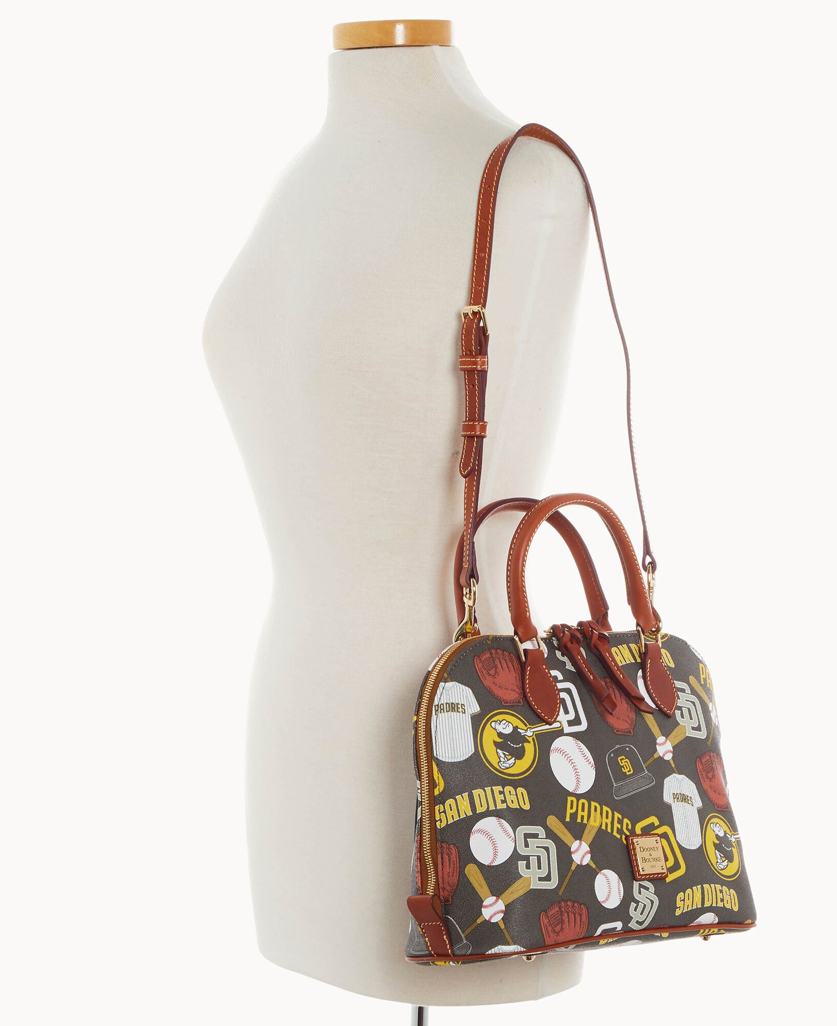 MLB Padres Zip Zip Satchel - Image 4