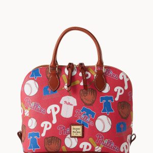 MLB Phillies Zip Zip Satchel