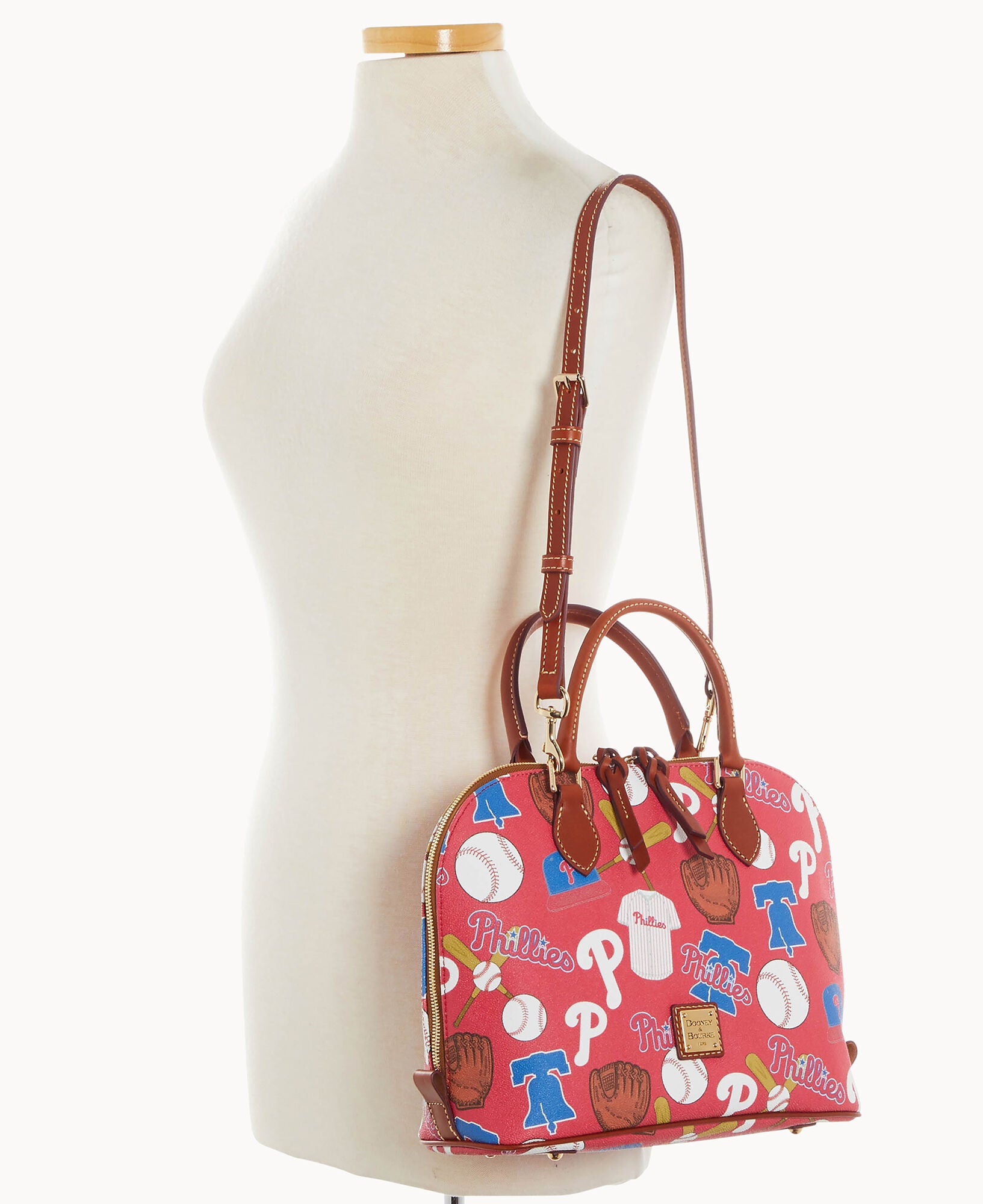 MLB Phillies Zip Zip Satchel - Image 4