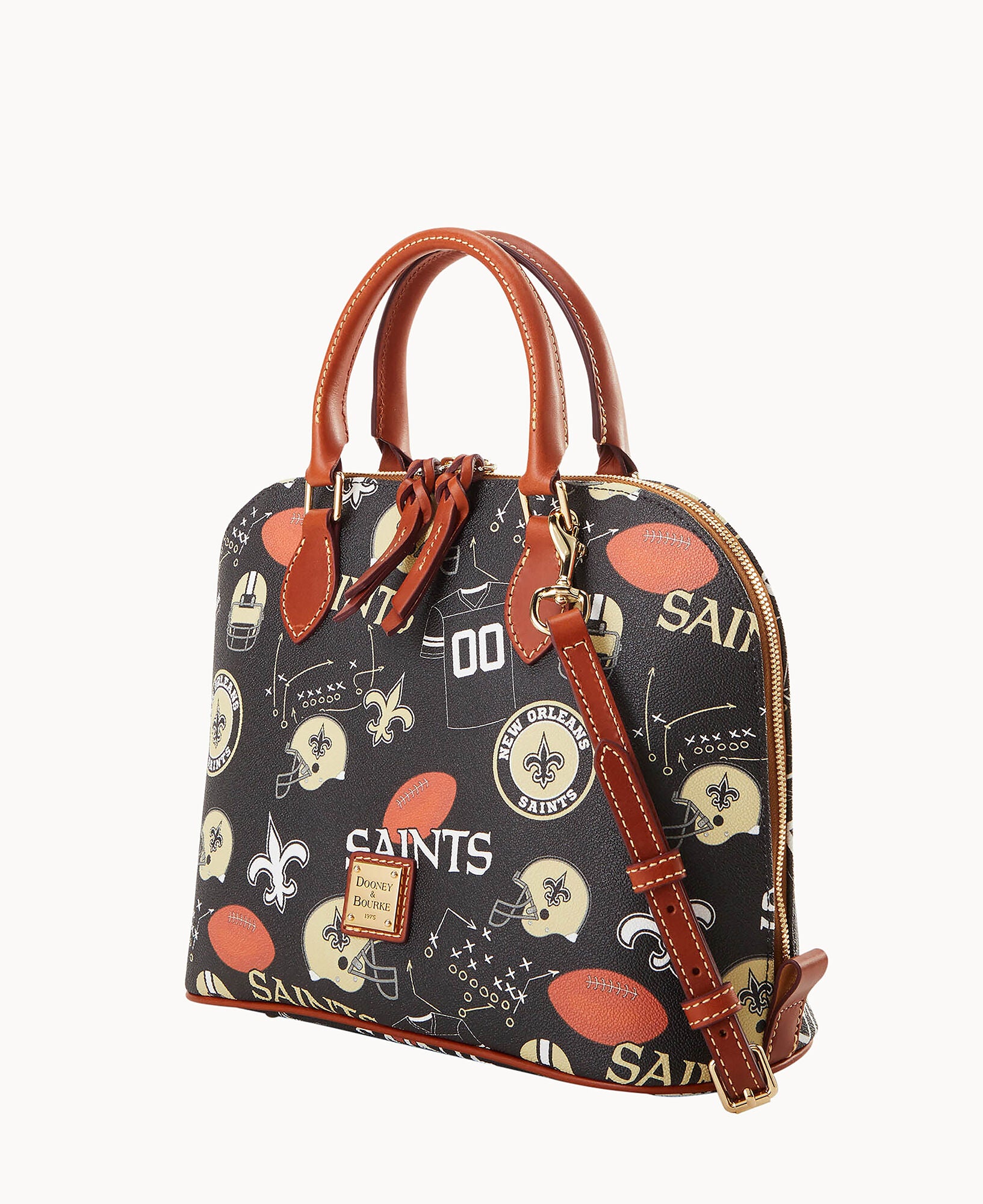 NFL Saints Zip Zip Satchel - Image 2