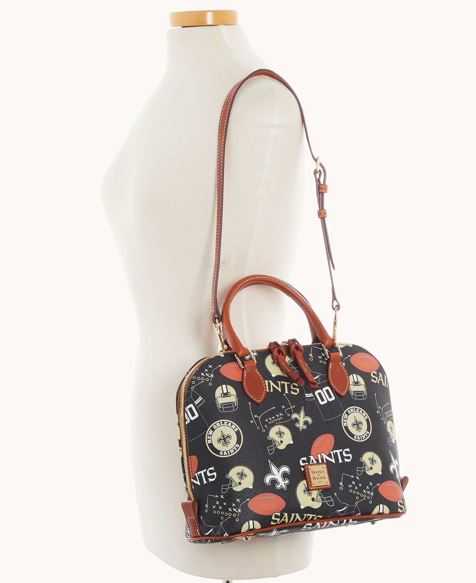 NFL Saints Zip Zip Satchel - Image 4