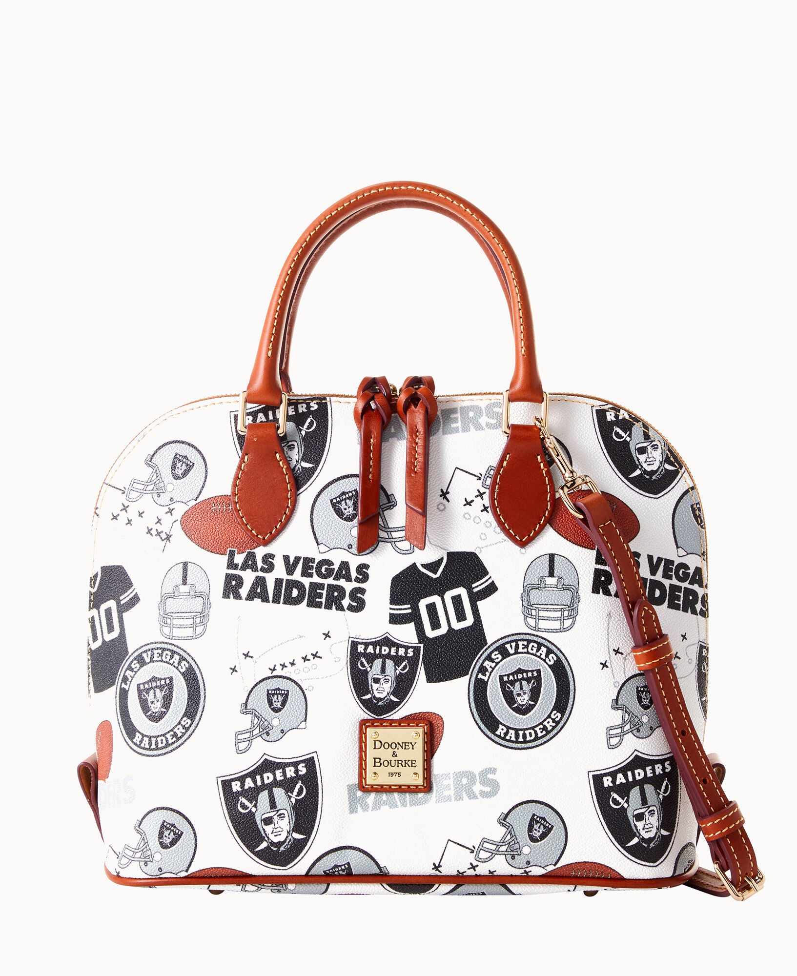 NFL Raiders Zip Zip Satchel - Image 5