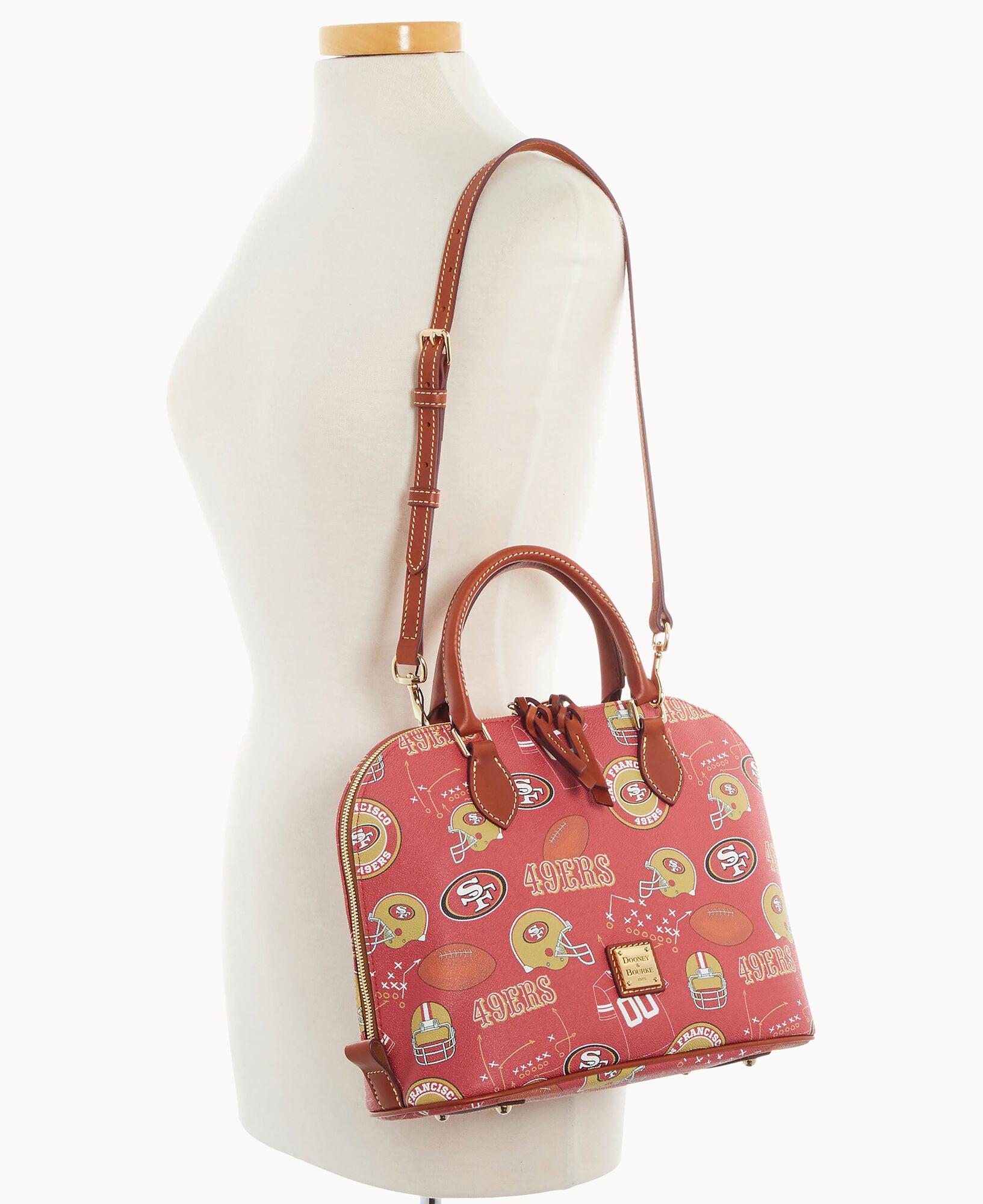 NFL 49ers Zip Zip Satchel - Image 4