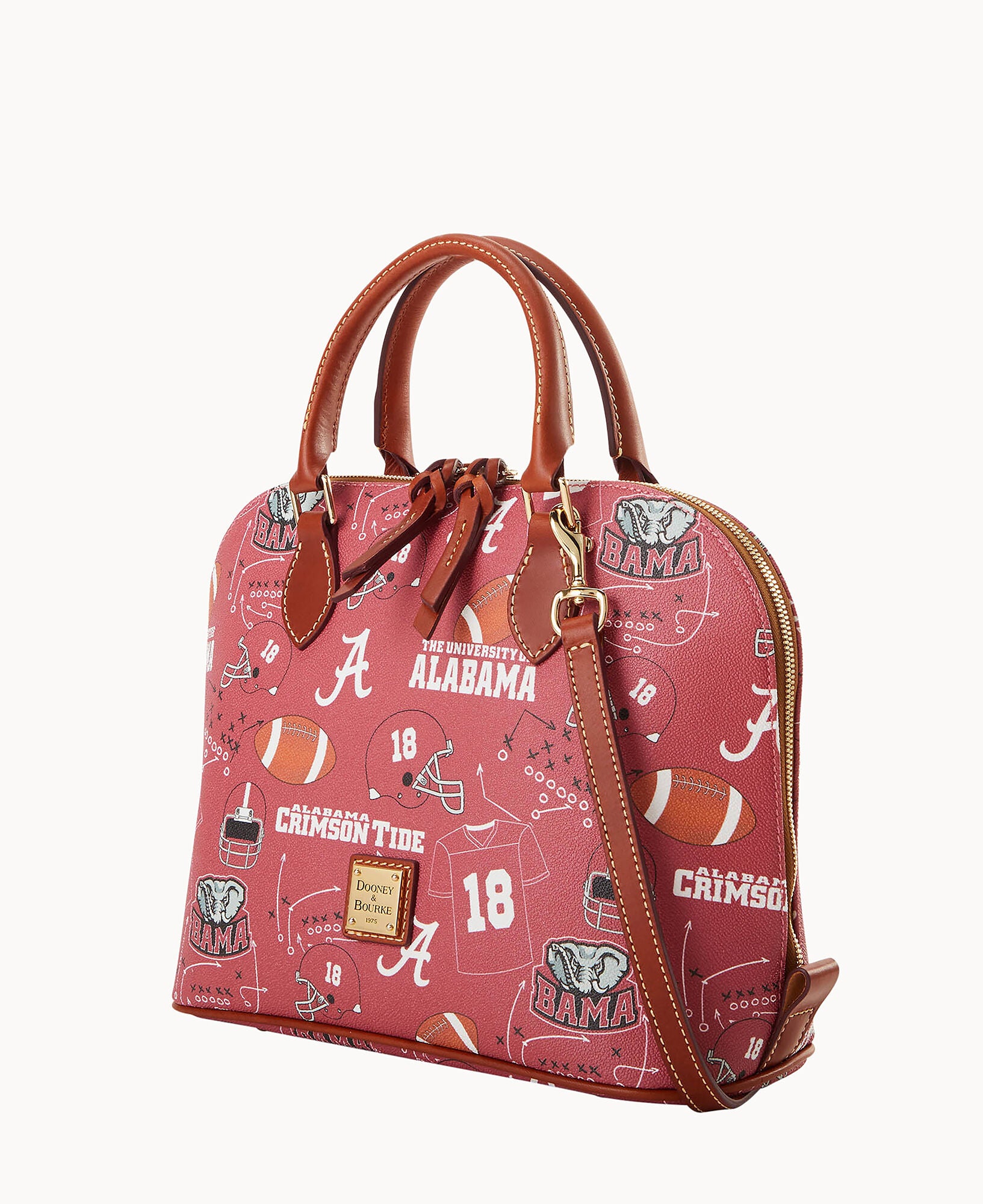 Collegiate University of Alabama Zip Zip Satchel - Image 2