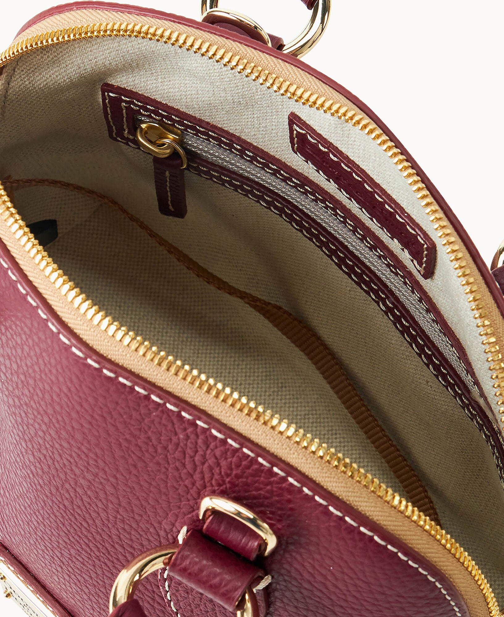 Lucca Leather Small Satchel - Image 11