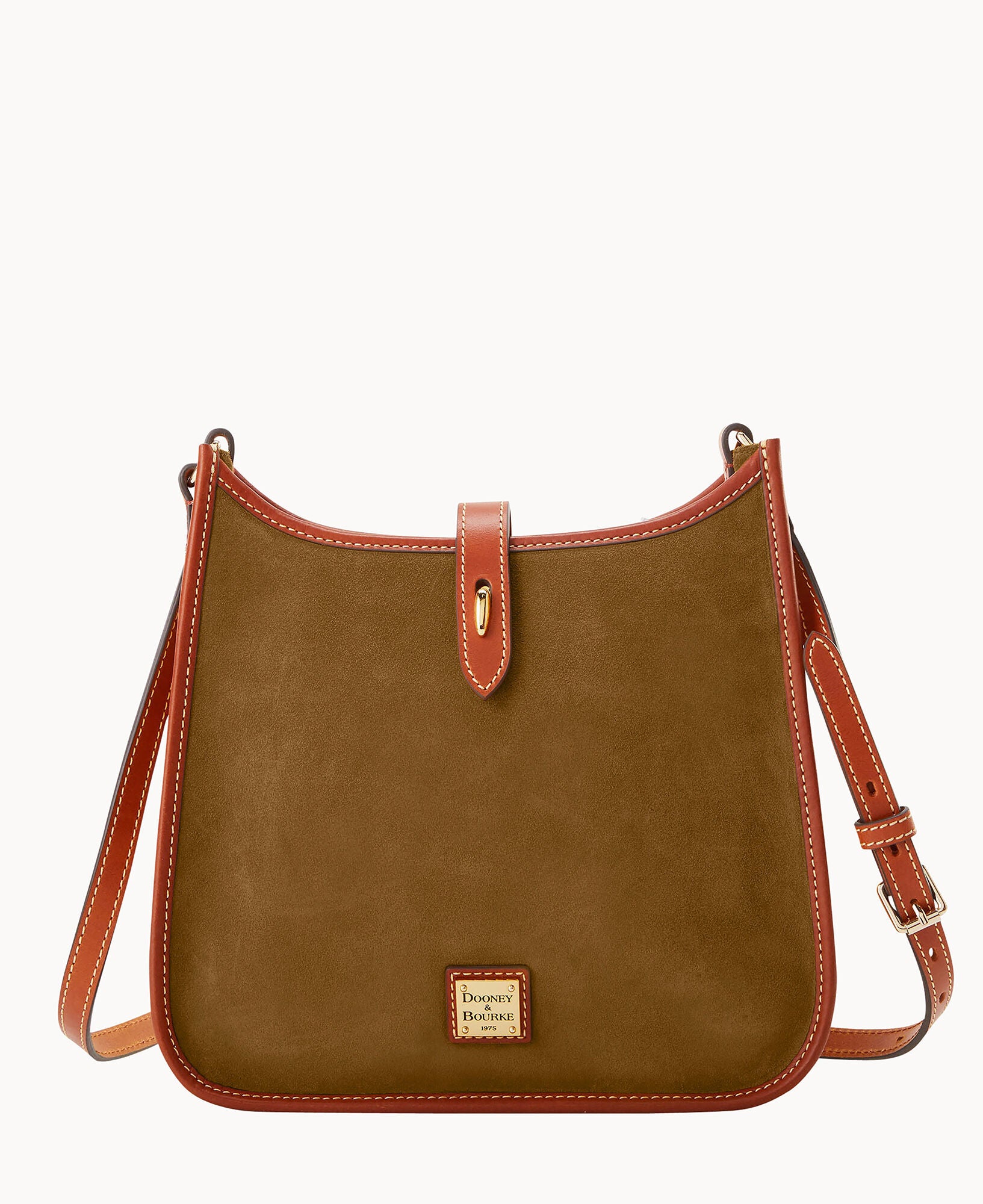 Suede Messenger Crossbody
