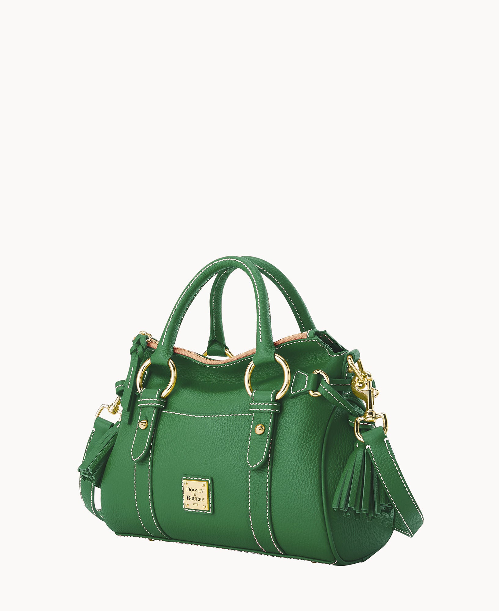 Lucca Leather Satchel With Pocket - Image 17