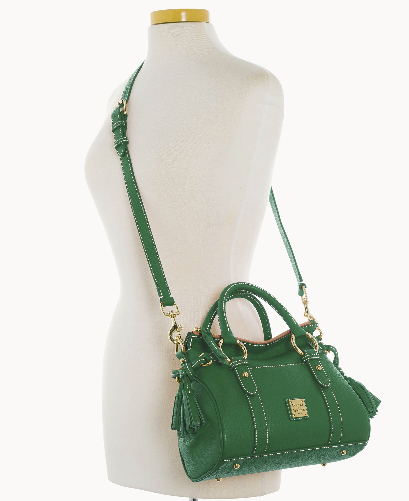 Lucca Leather Satchel With Pocket - Image 20