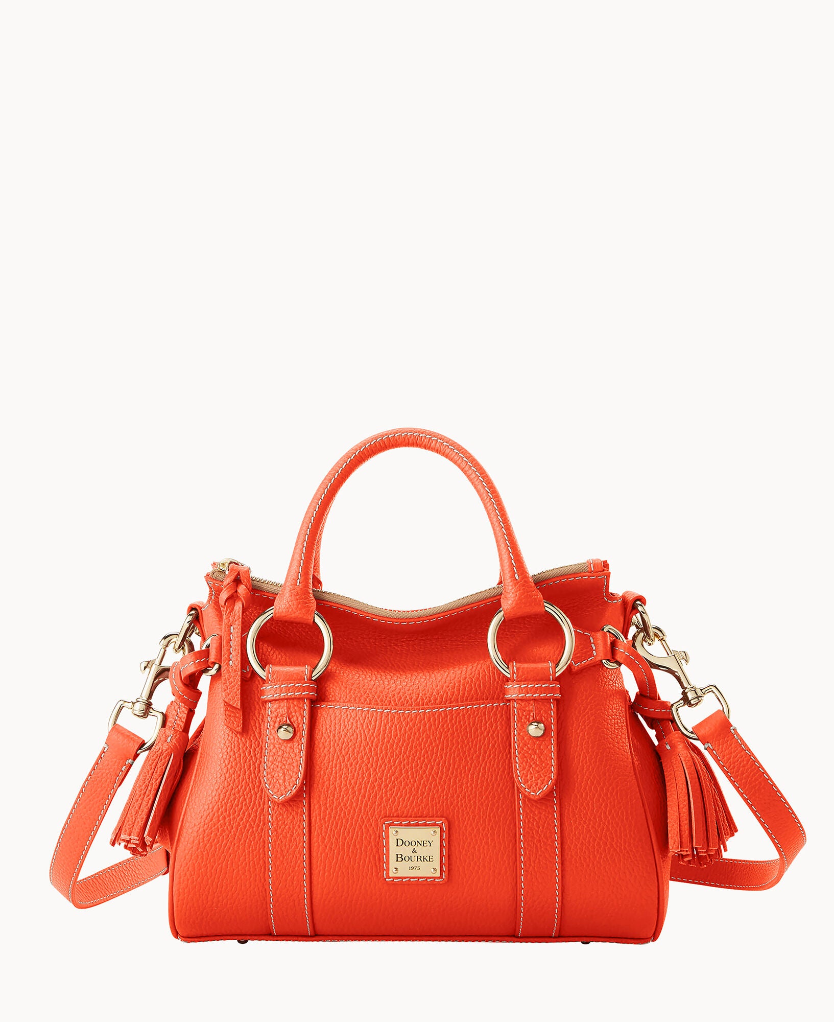 Lucca Leather Satchel With Pocket