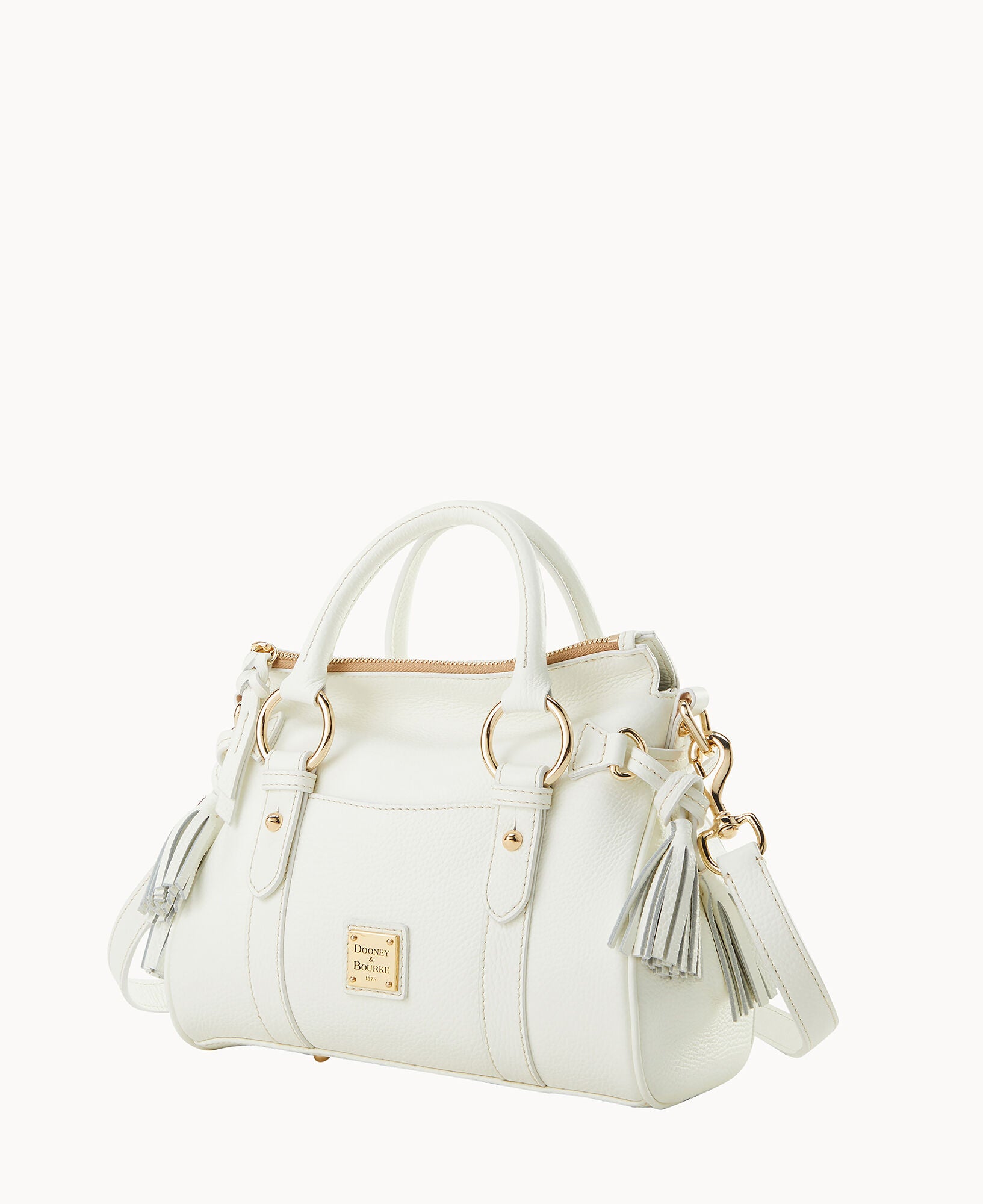 Lucca Leather Satchel With Pocket - Image 12