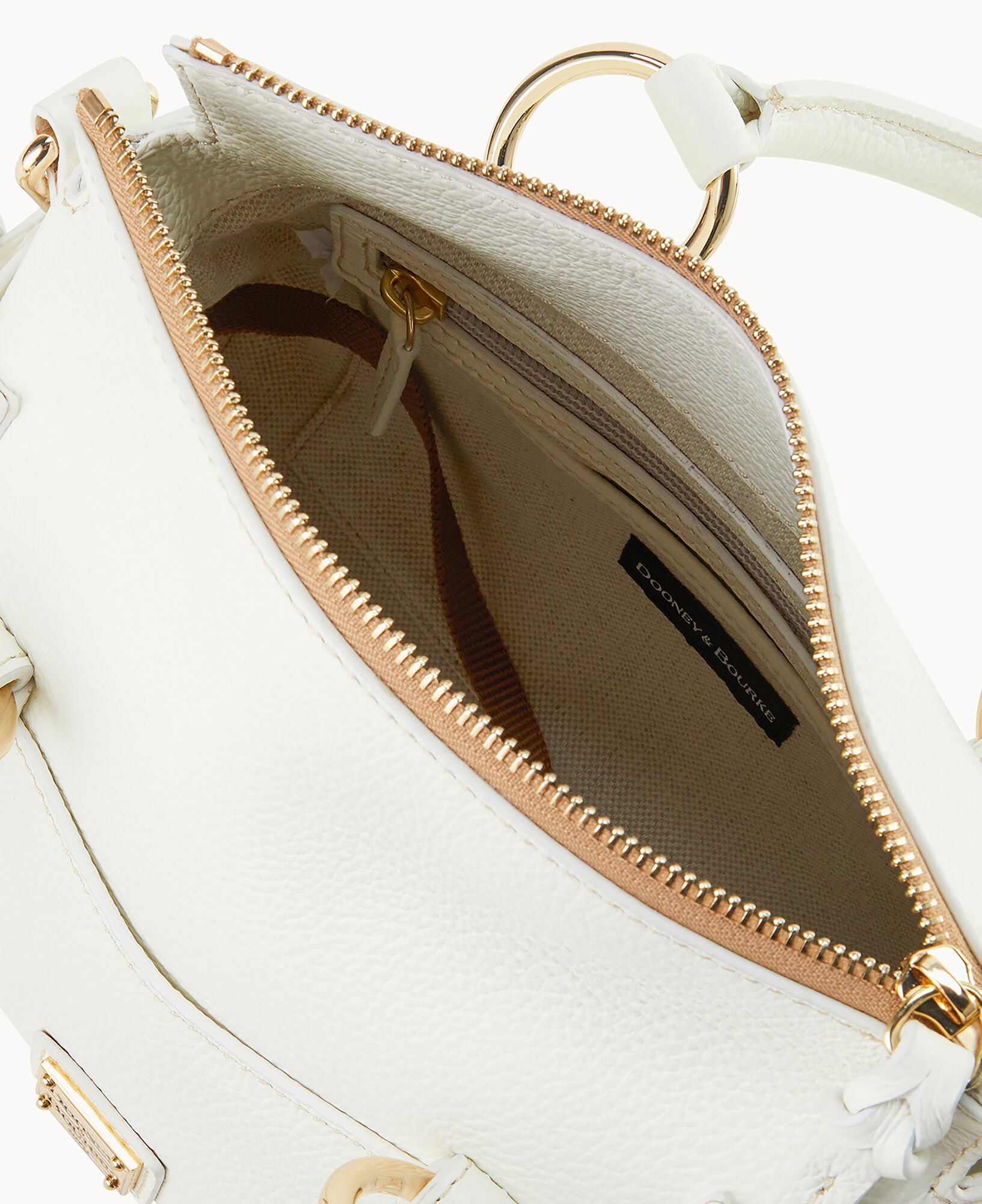 Lucca Leather Satchel With Pocket - Image 13