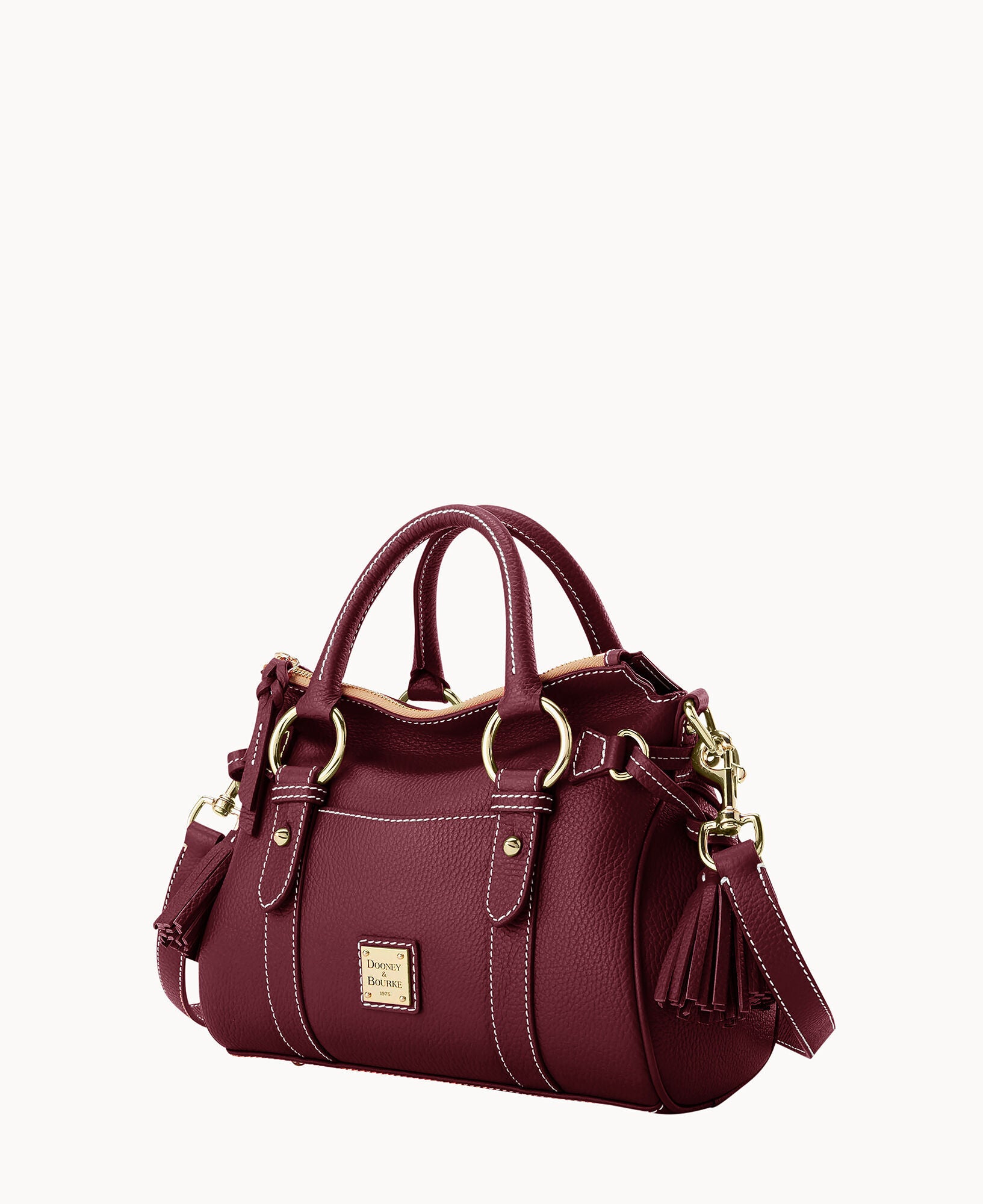 Lucca Leather Satchel With Pocket - Image 27