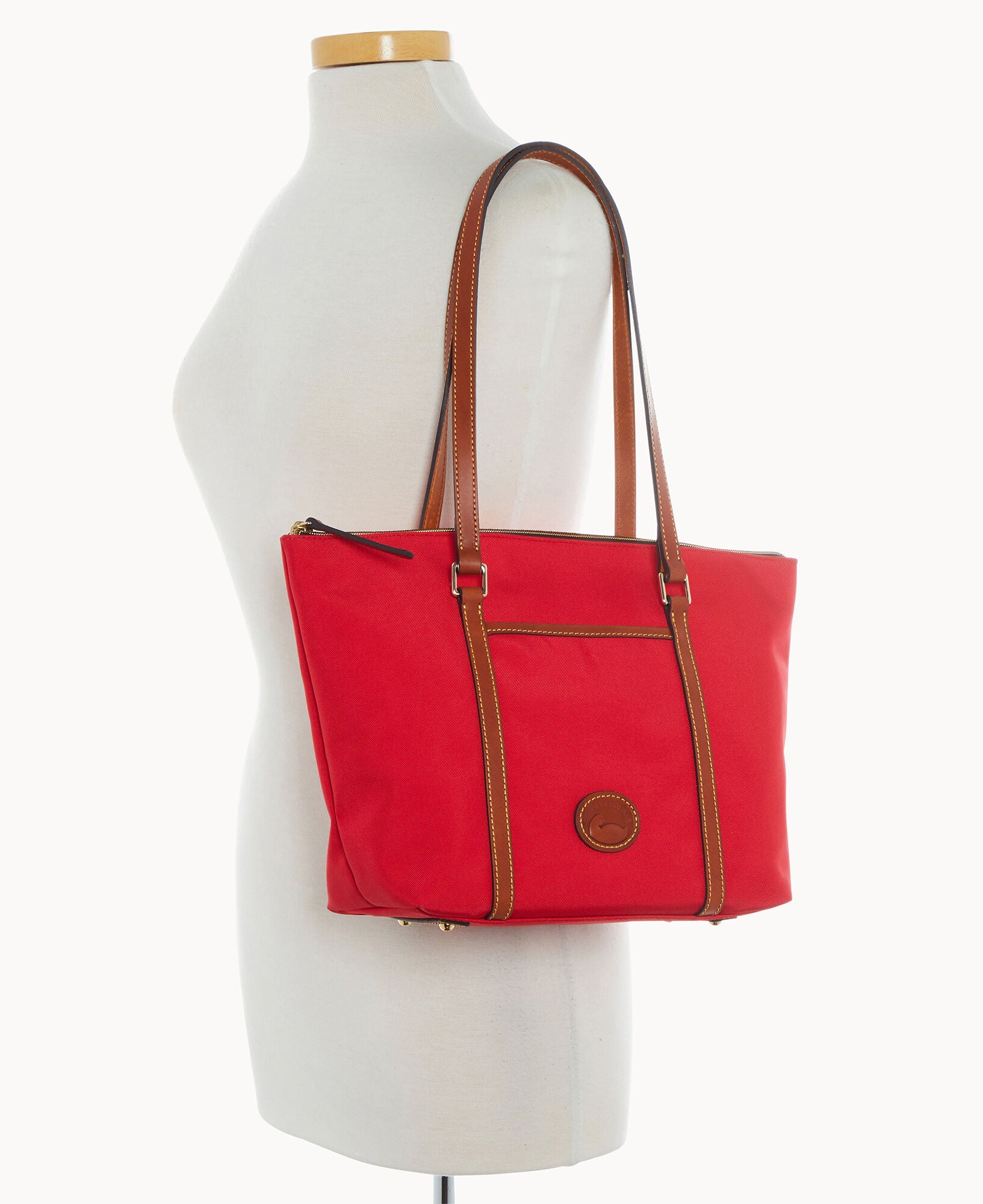 Nylon Zip Pocket Tote - Image 4