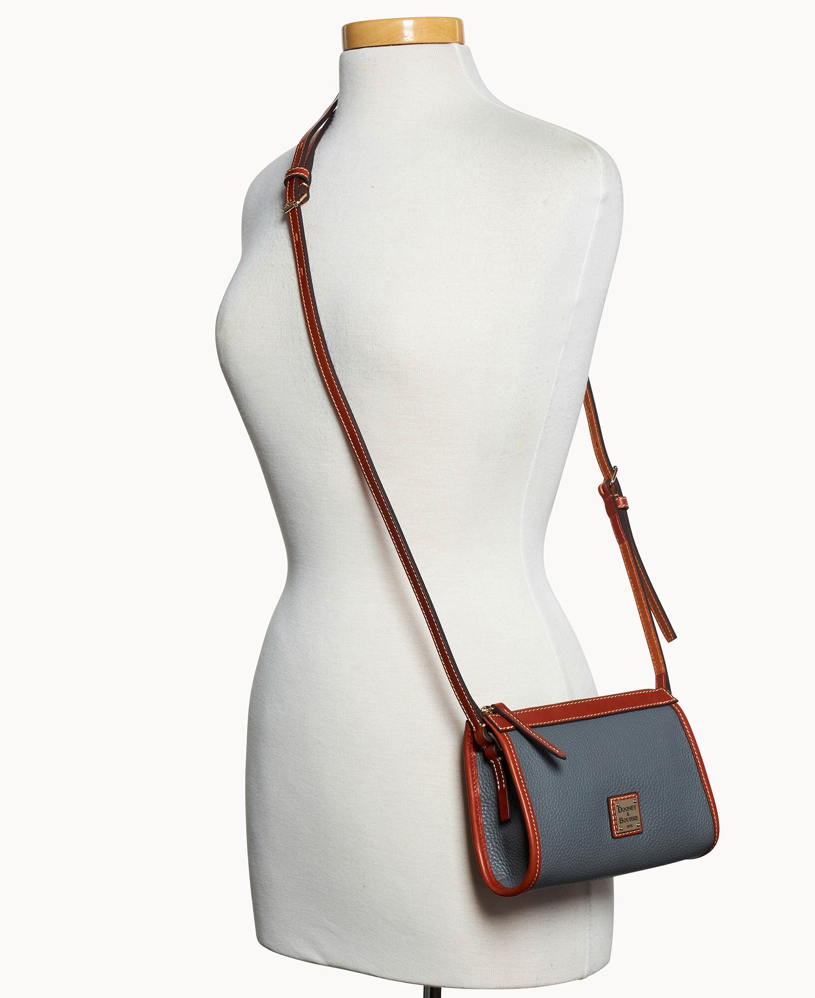 Pebble Grain Small East West Crossbody - Image 28