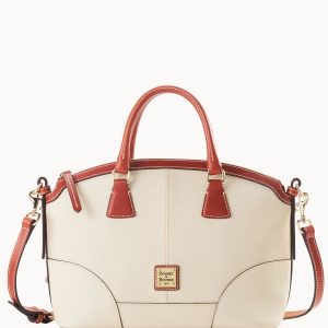 Pebble Grain Small Domed Satchel