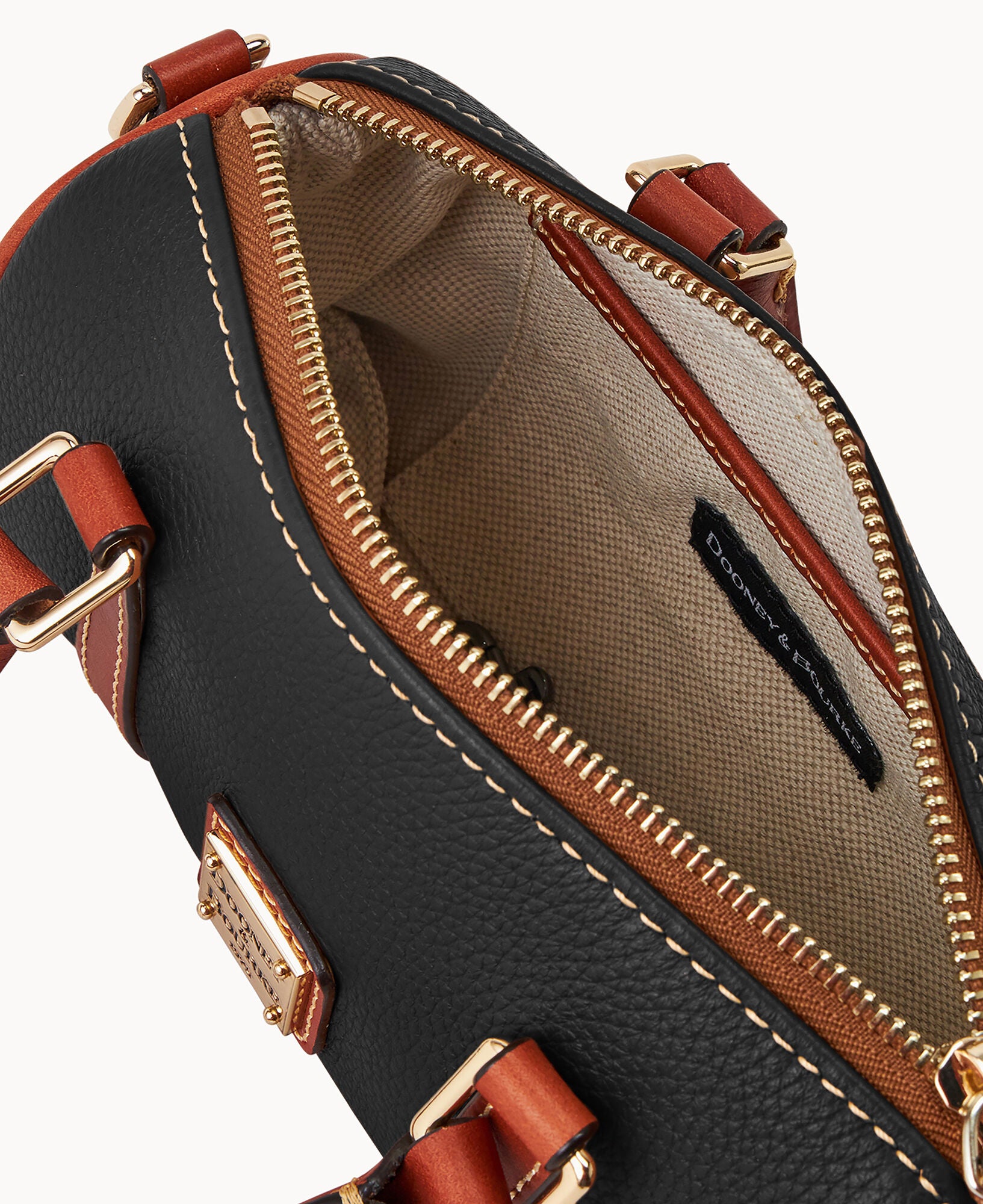 Pebble Grain Crossbody Barrel Satchel 20 - Image 3