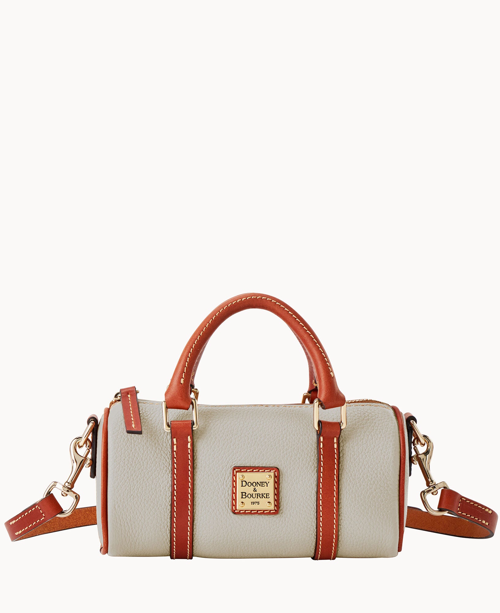 Pebble Grain Crossbody Barrel Satchel 20 - Image 5