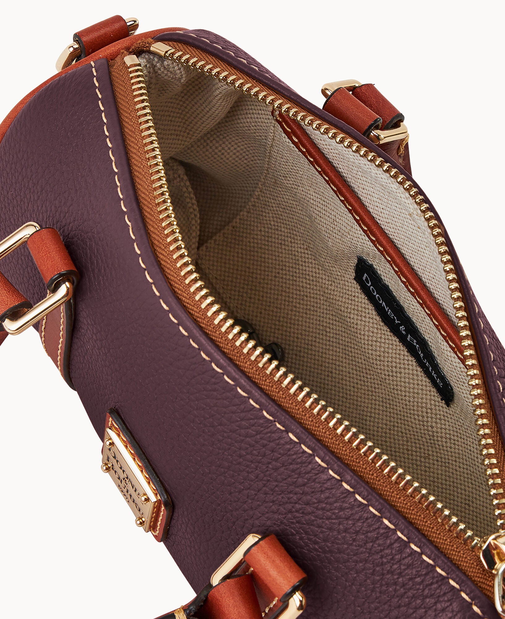 Pebble Grain Crossbody Barrel Satchel 20 - Image 11