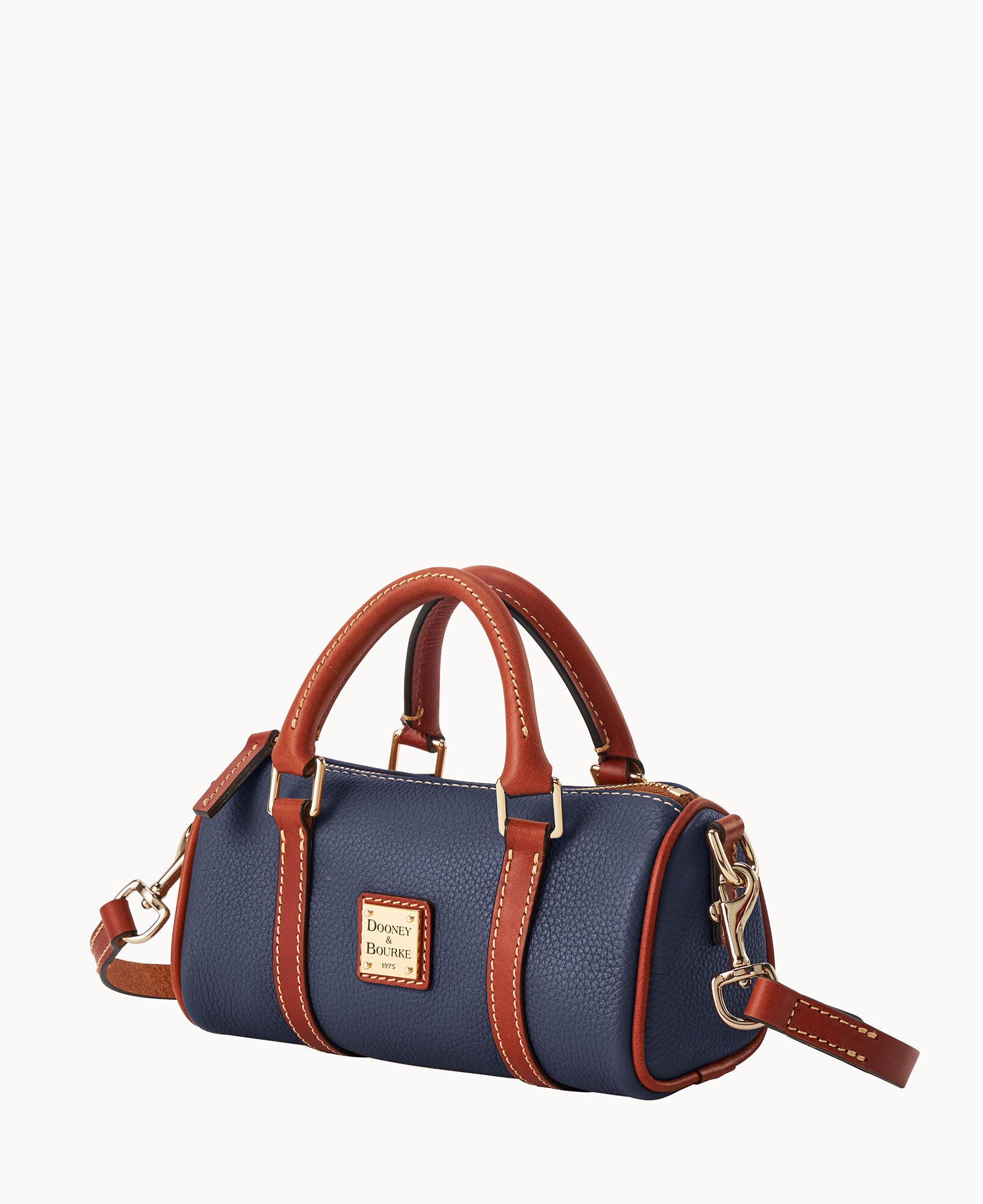 Pebble Grain Crossbody Barrel Satchel 20 - Image 18
