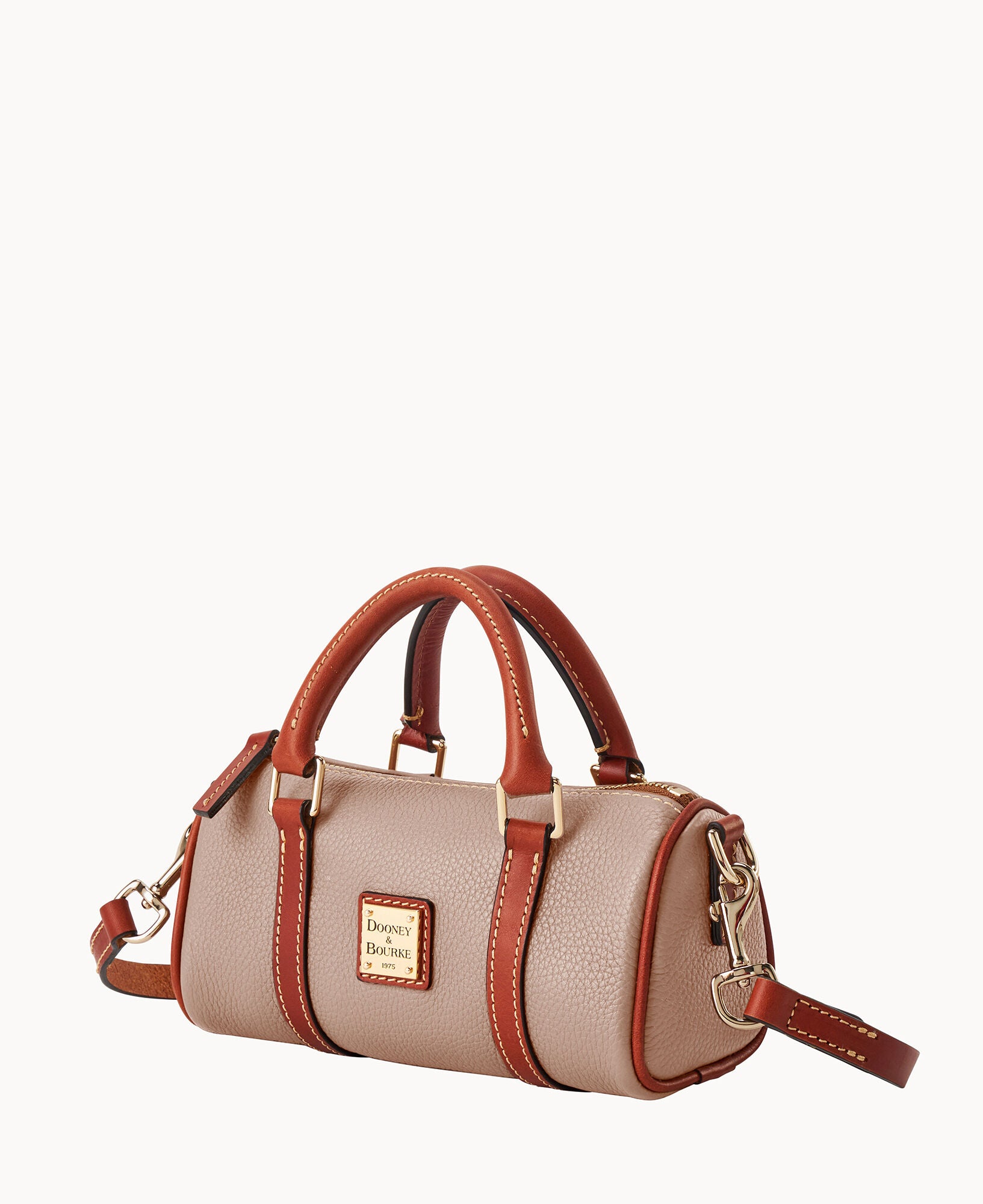 Pebble Grain Crossbody Barrel Satchel 20 - Image 26