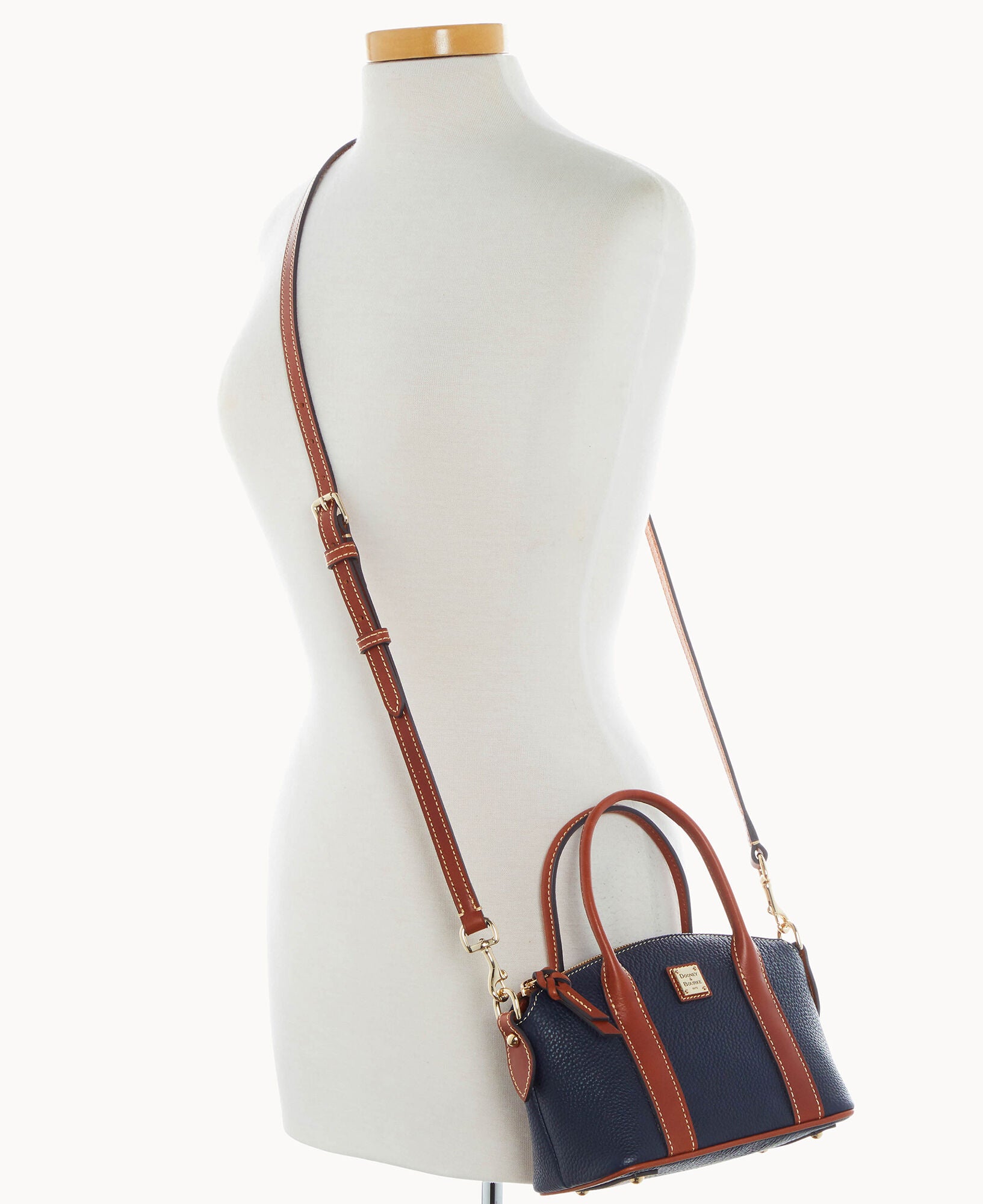 Pebble Grain Small Madeline Satchel - Image 15