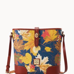 Maple Leaf Crossbody Bucket