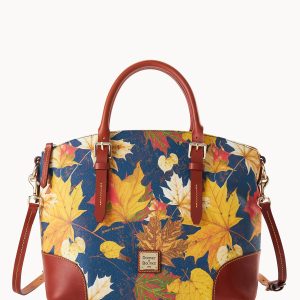 Maple Leaf Domed Satchel
