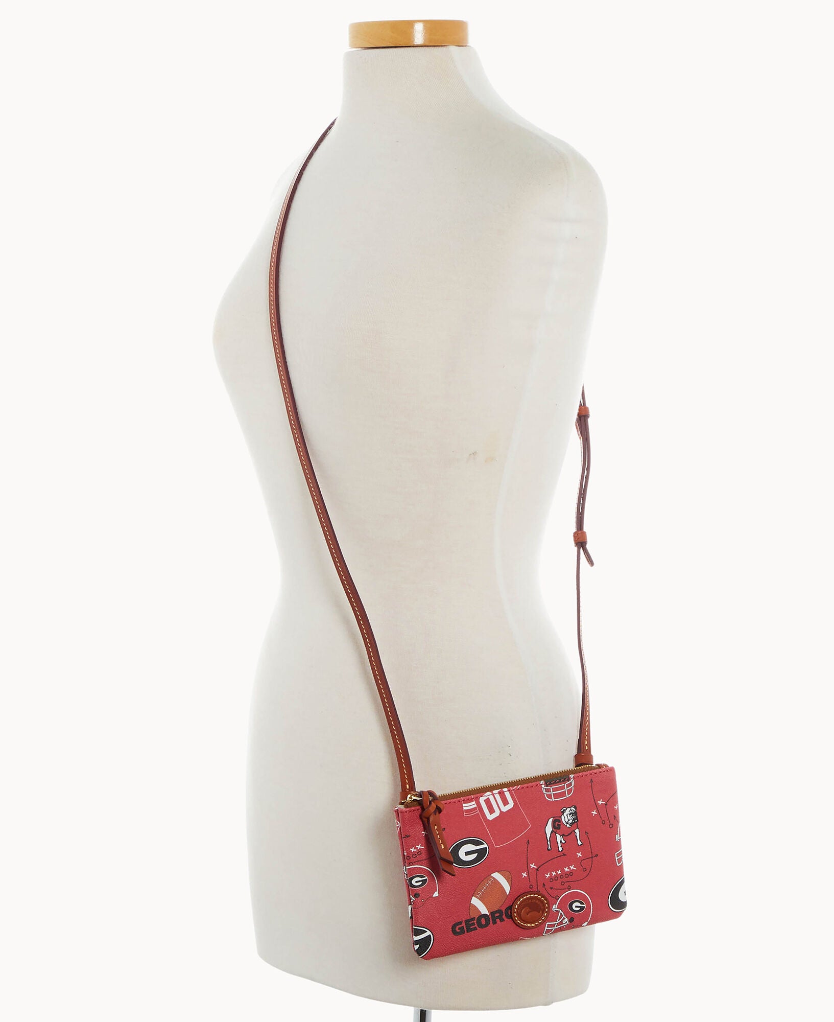 Collegiate University of Georgia Top Zip Crossbody - Image 4