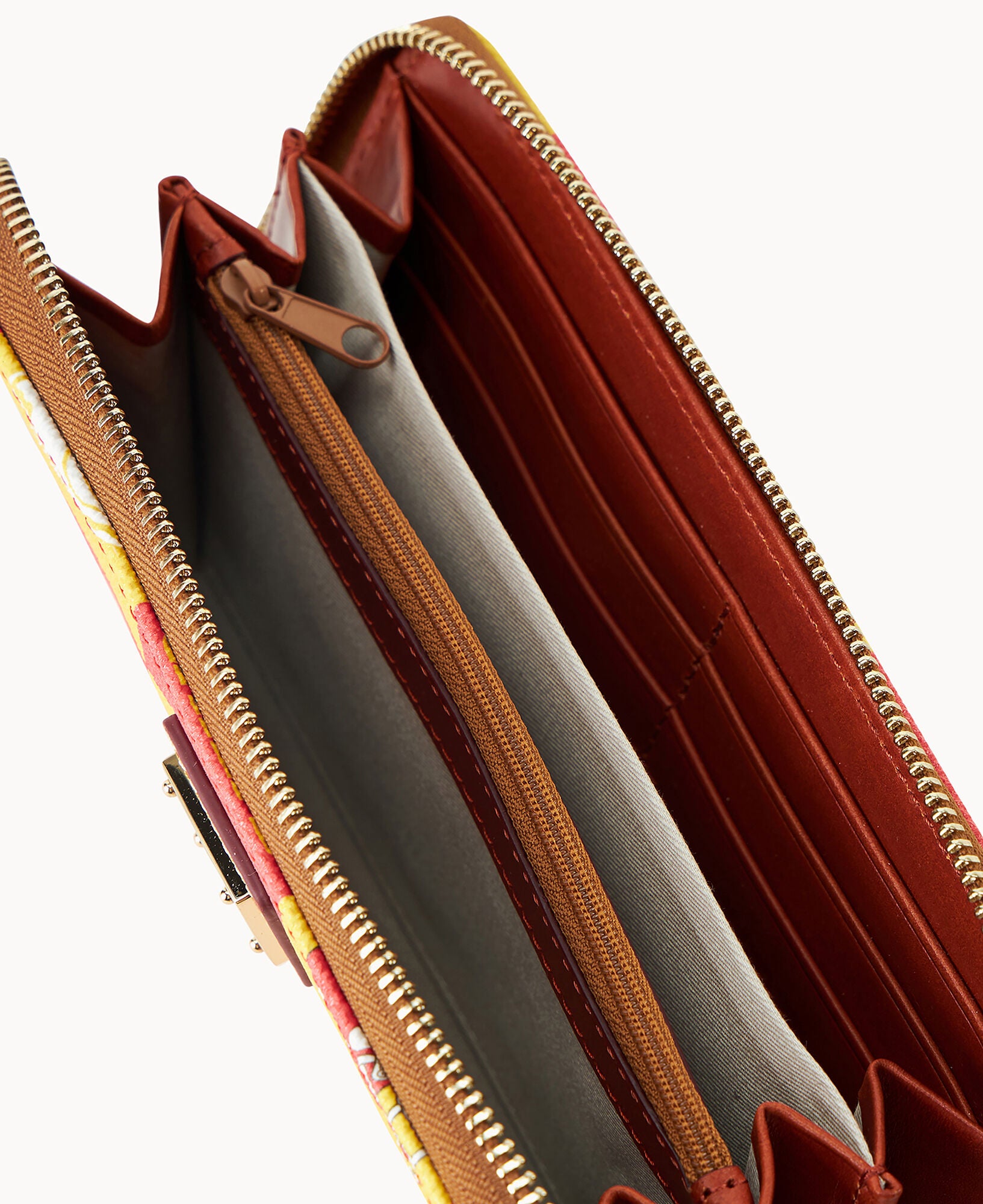 NFL Chiefs Large Zip Around Wristlet - Image 3