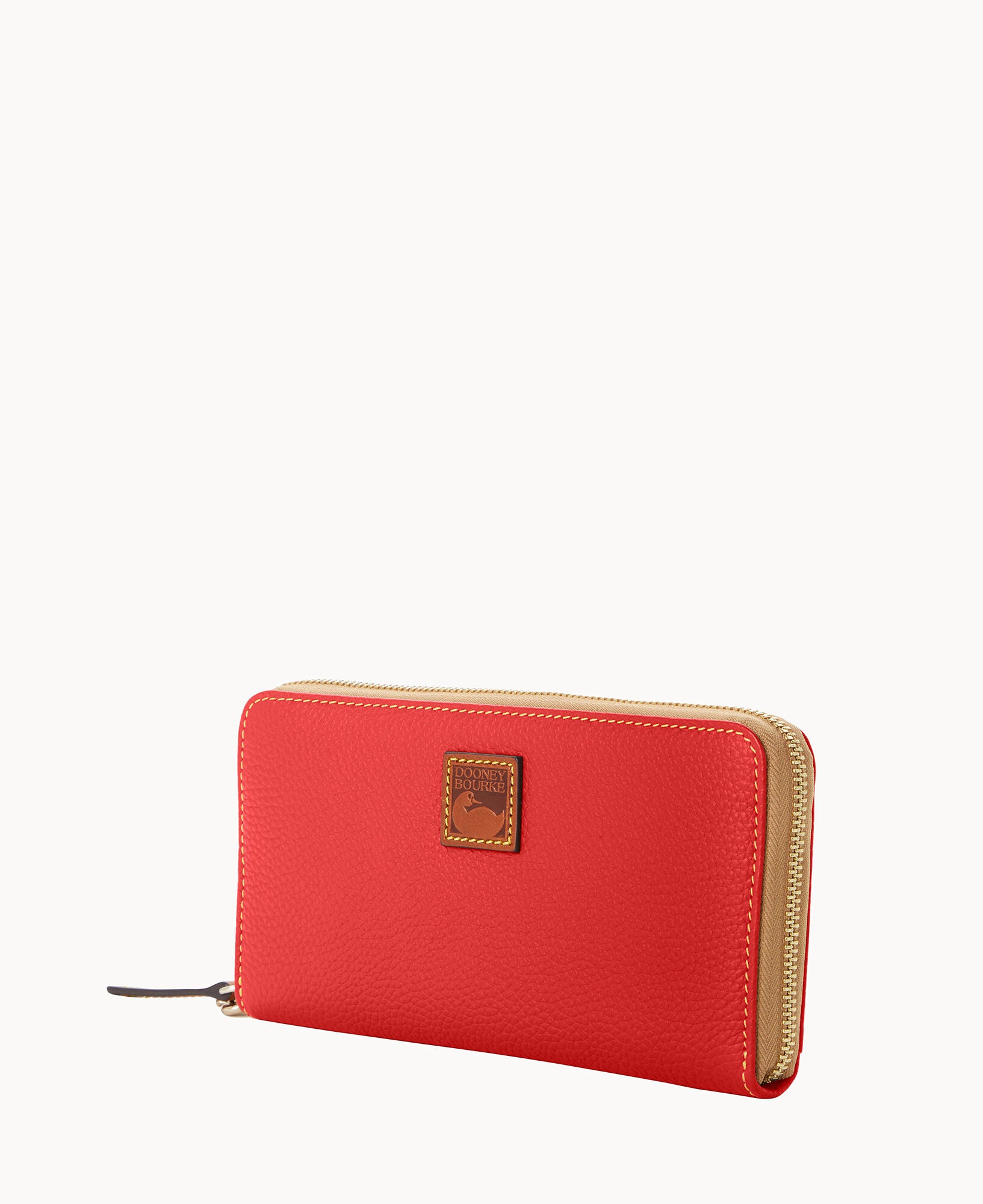 Pebble Grain Large Zip Around Wristlet - Image 29