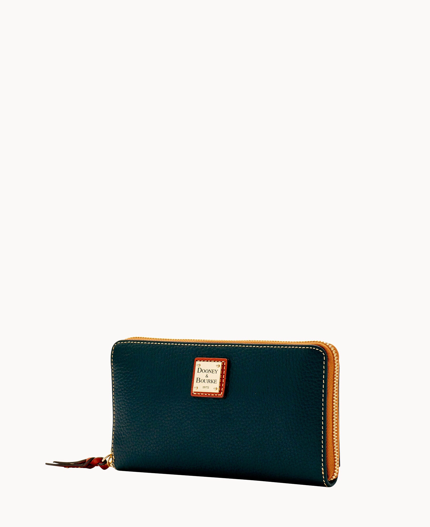 Pebble Grain Large Zip Around Wristlet - Image 14