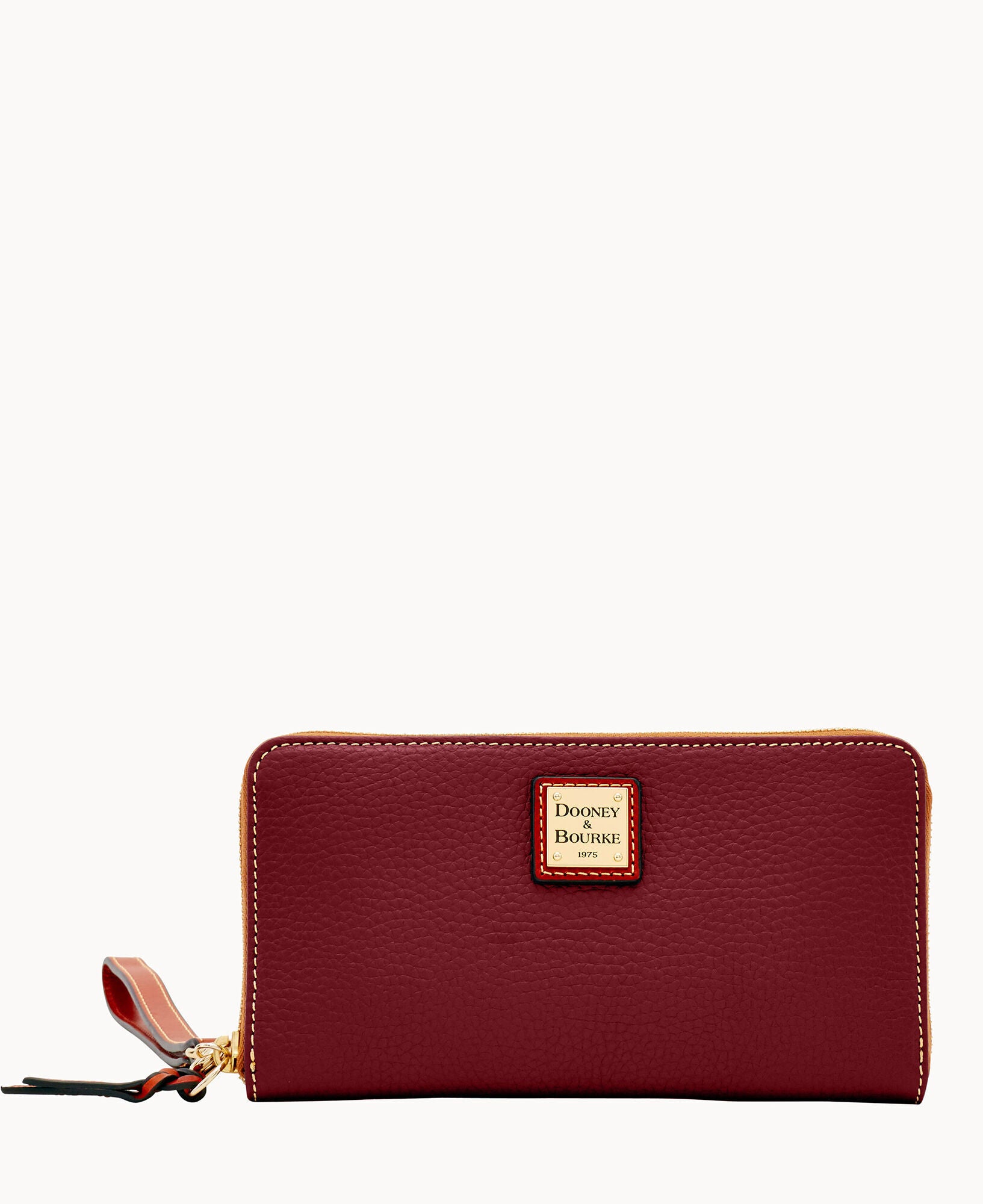 Pebble Grain Large Zip Around Wristlet - Image 25