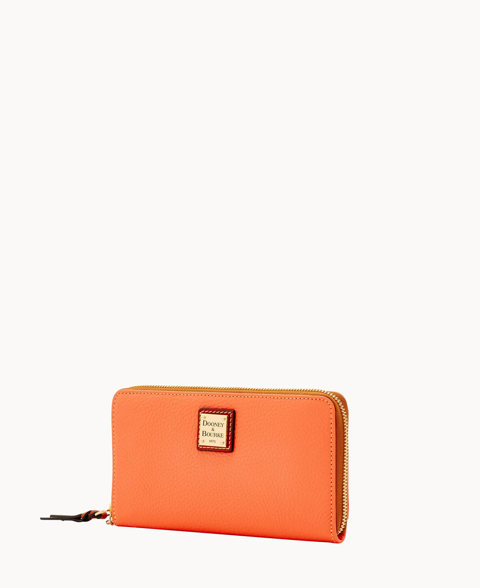 Pebble Grain Large Zip Around Wristlet - Image 11