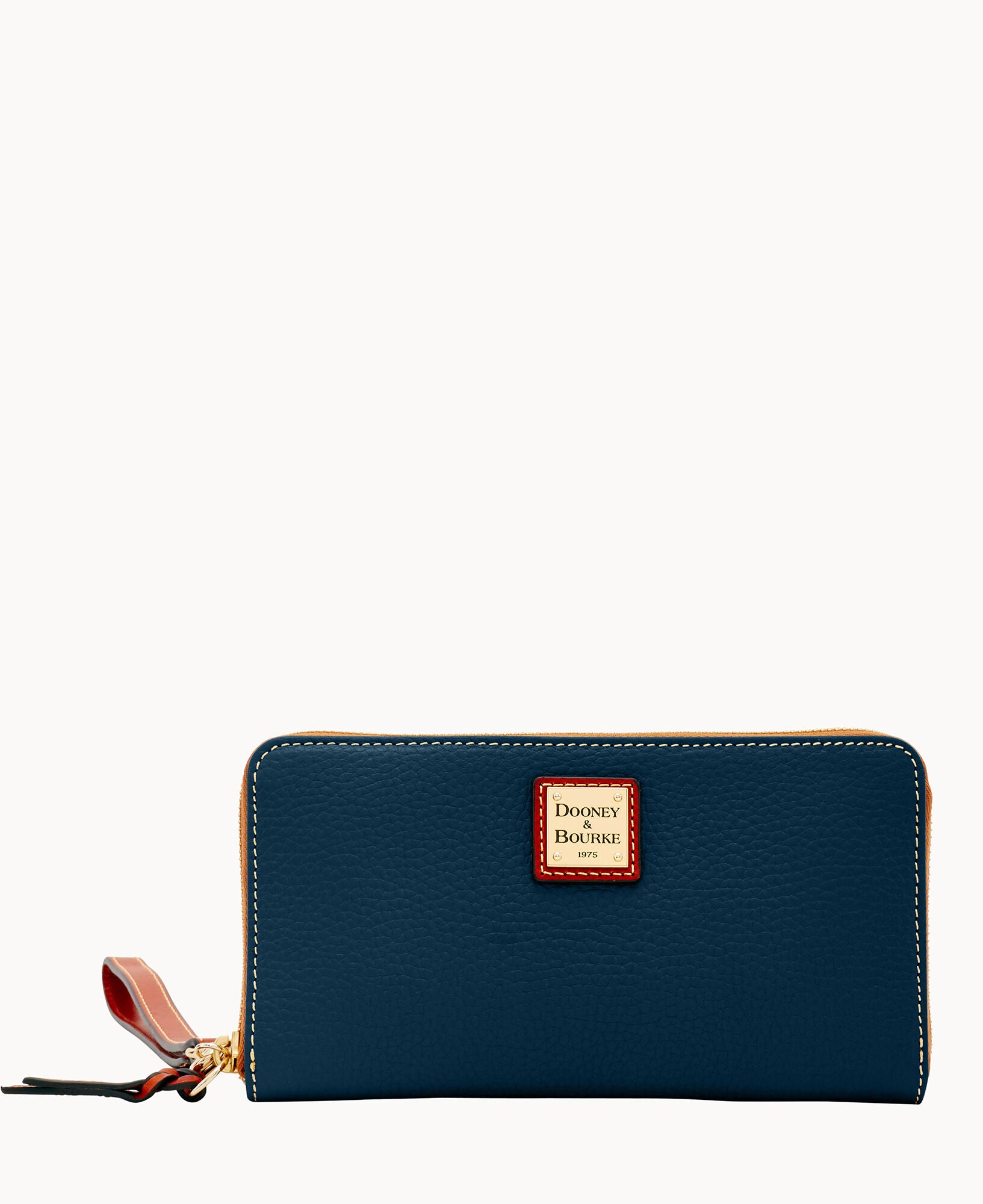 Pebble Grain Large Zip Around Wristlet - Image 16