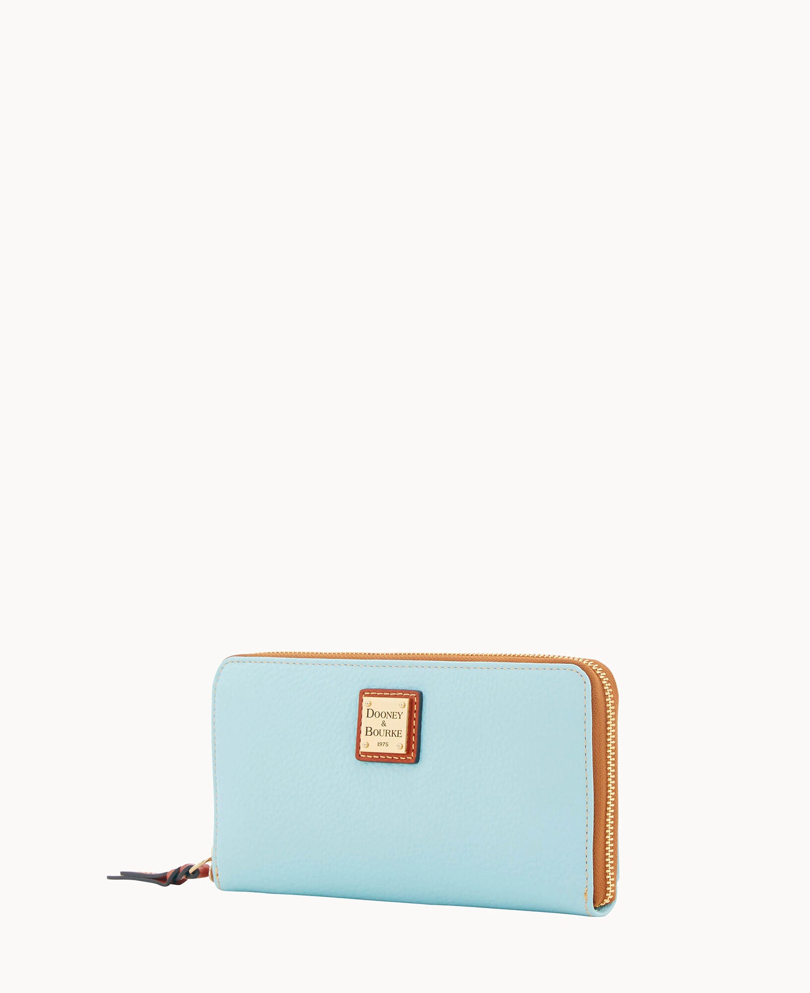Pebble Grain Large Zip Around Wristlet - Image 2