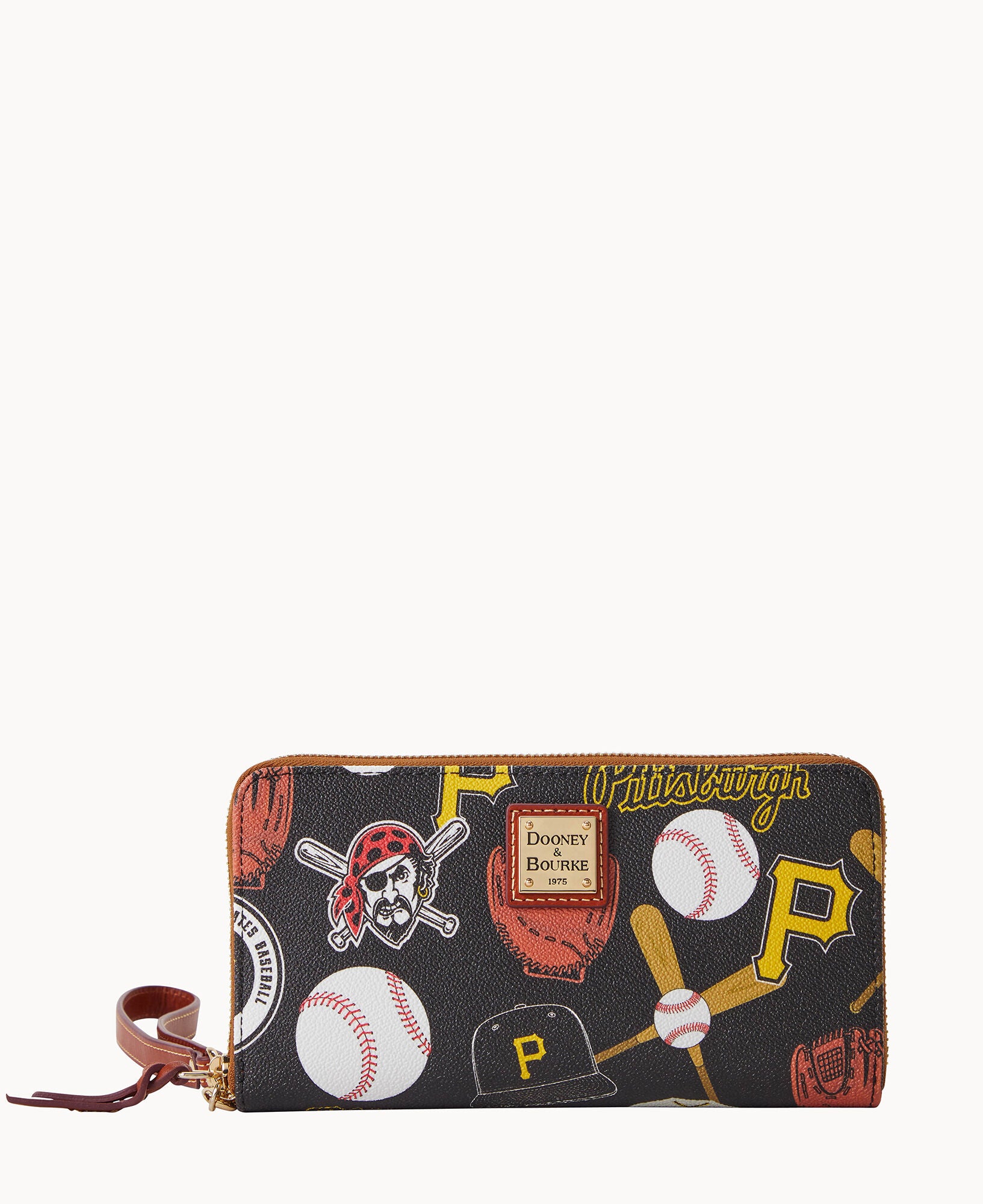 MLB Pirates Large Zip Around Wristlet - Image 4