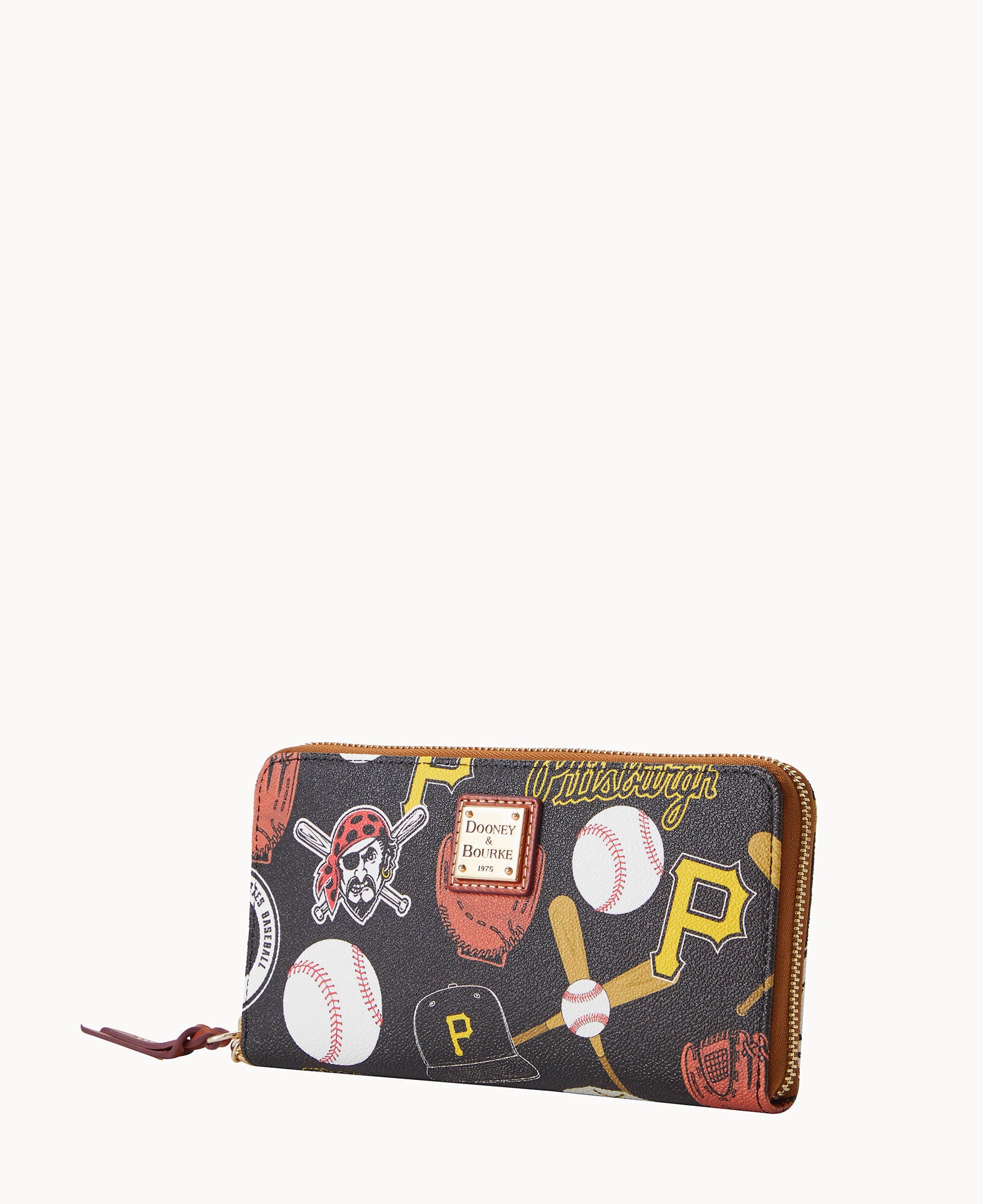 MLB Pirates Large Zip Around Wristlet - Image 5