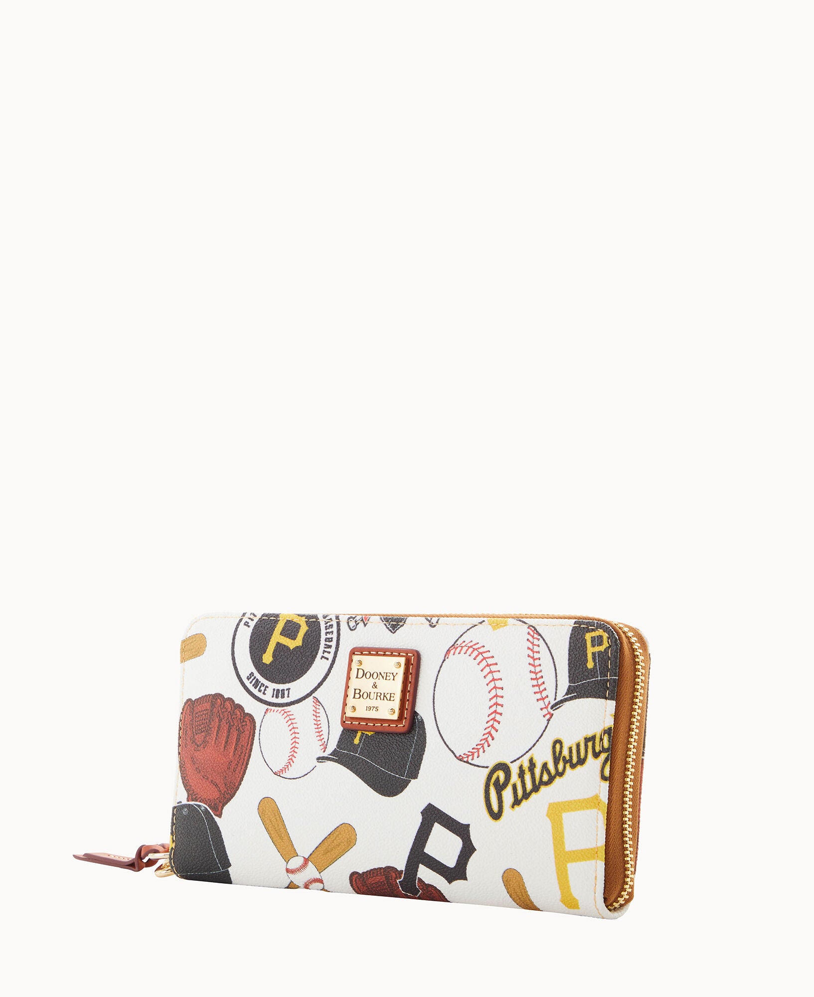 MLB Pirates Large Zip Around Wristlet - Image 2