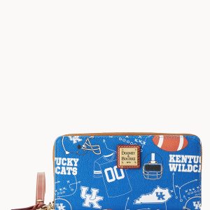 Collegiate University of Kentucky Large Zip Around Wristlet