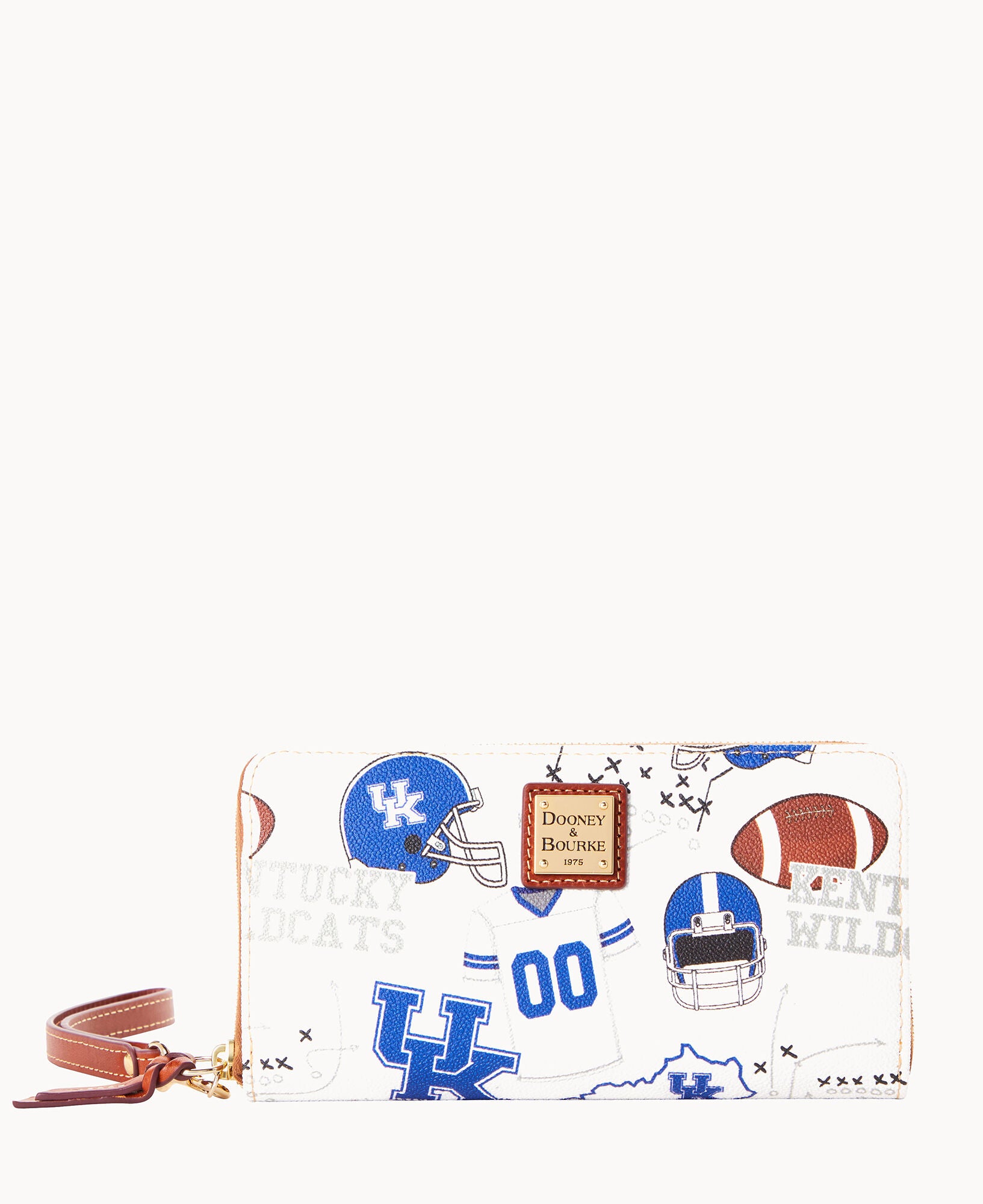 Collegiate University of Kentucky Large Zip Around Wristlet - Image 4