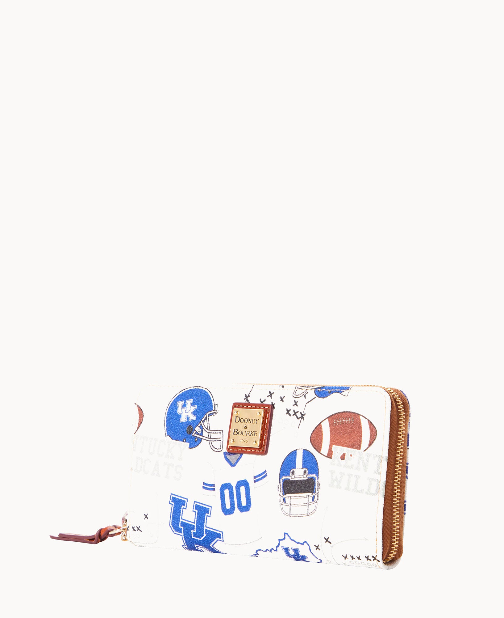 Collegiate University of Kentucky Large Zip Around Wristlet - Image 5