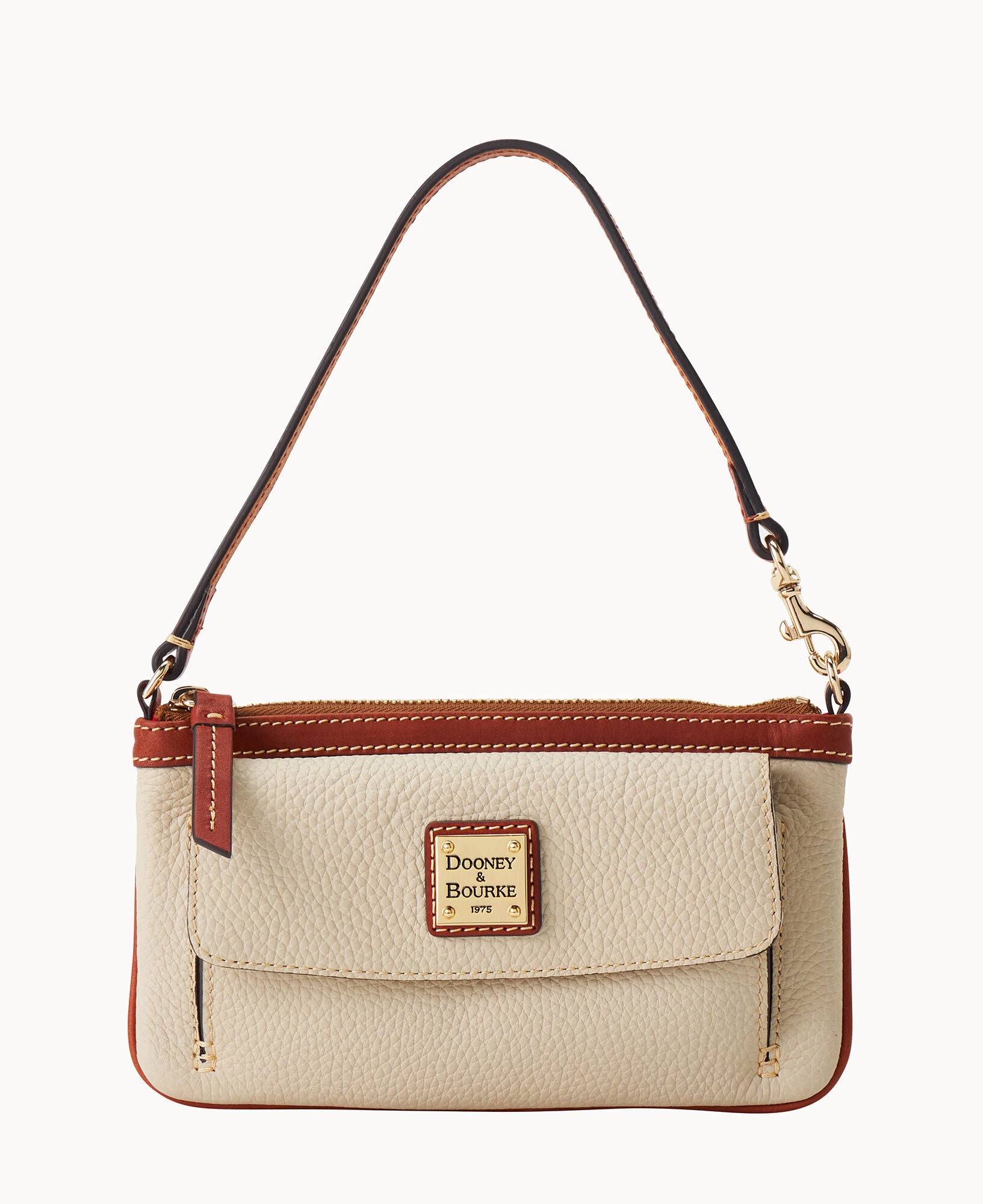 Pebble Grain Pocket Wristlet